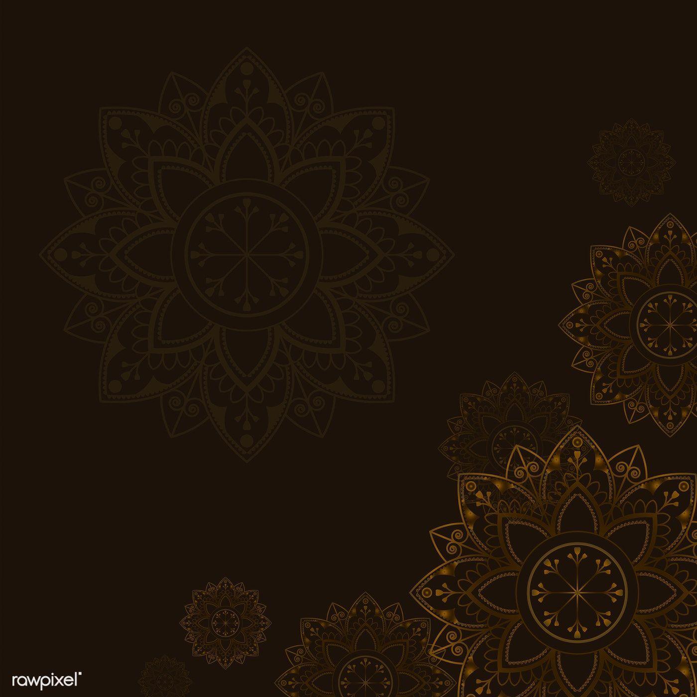 1400x1400 Download premium vector of Eid mubarak lotus background vector 558950. Background patterns, Eid background, Wedding background image