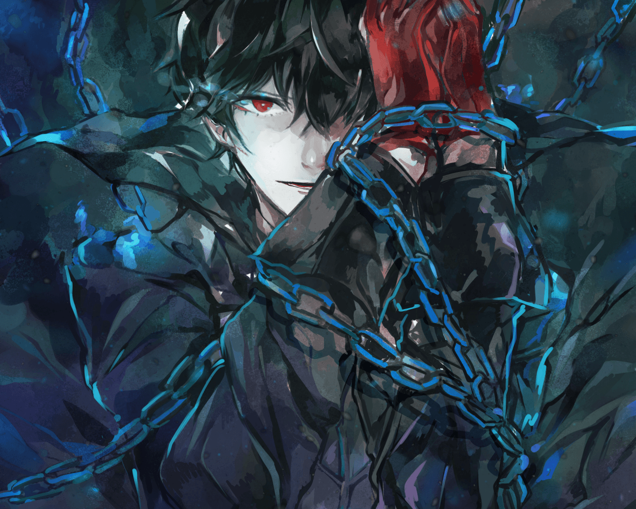 1280x1024 Download 1280x1024 Kurusu Akira, Persona Joker, Anime Games