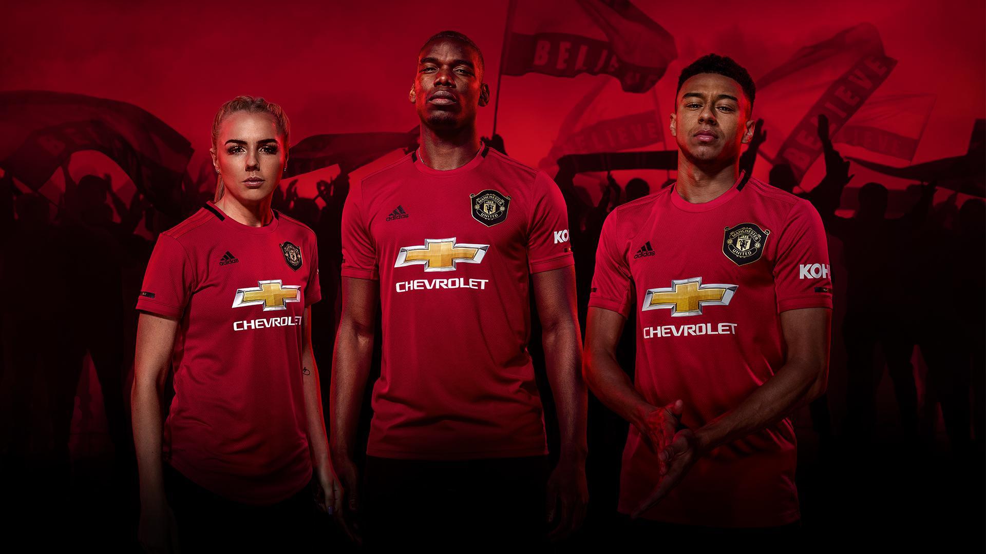 1920x1080 Man Utd New Kit 2019 20: Paul Pogba And David De Gea Model Next Season's Kit Celebrating 1999 Treble Season. London Evening Standard