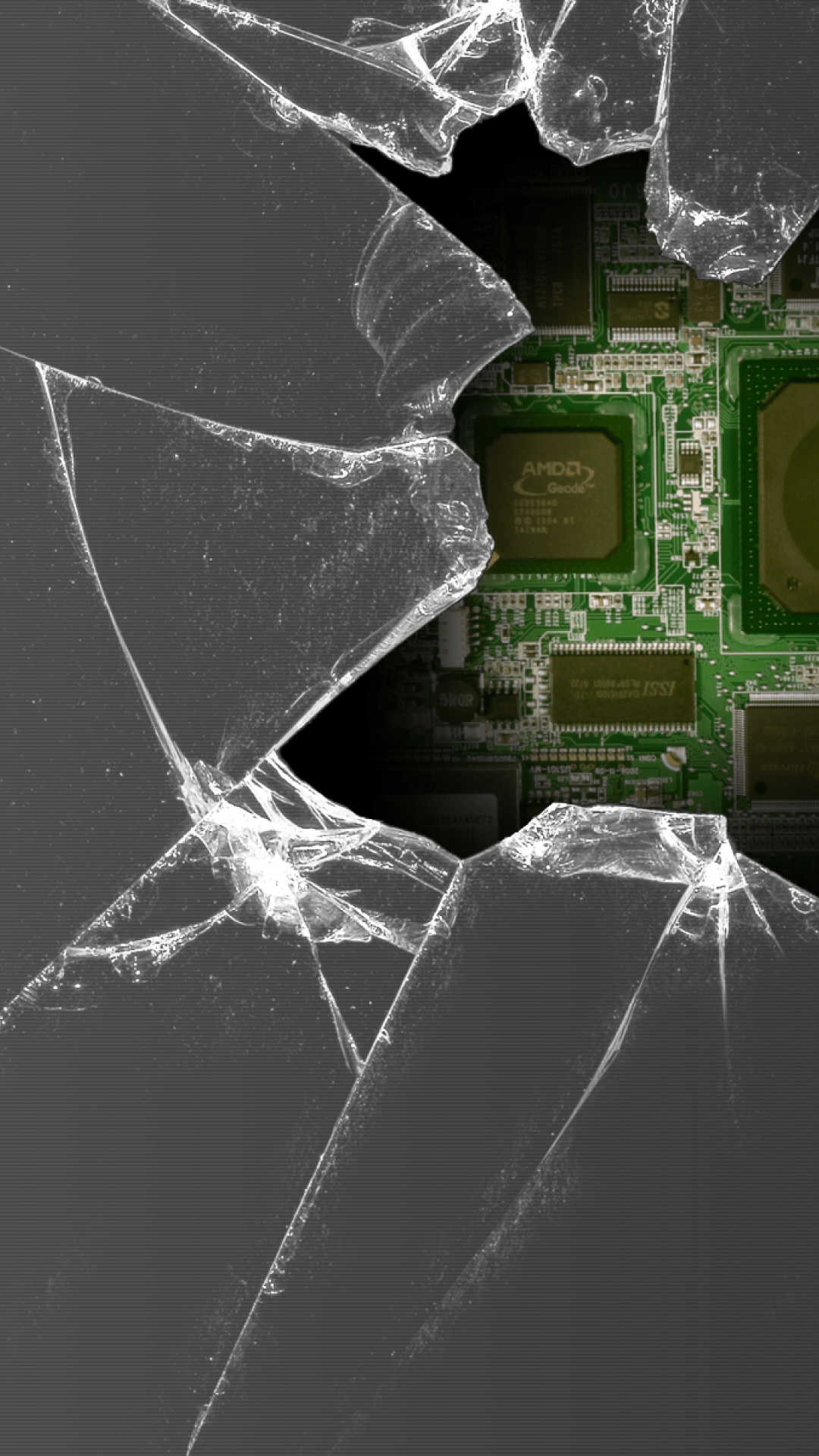 1080x1920 Cracked Screen HD Wallpaper