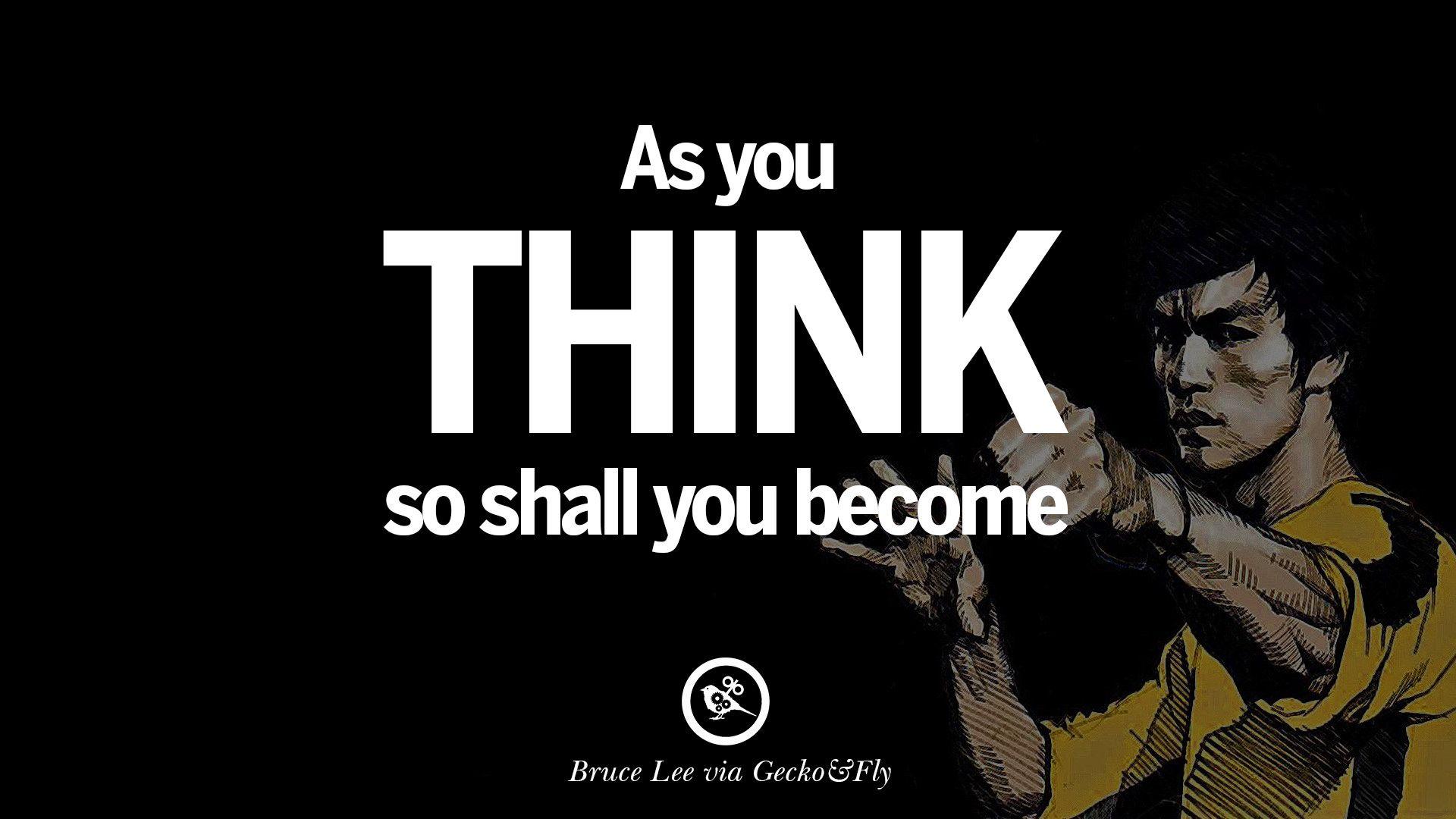 1920x1080 Zendha: Bruce Lee Wallpaper Quotes