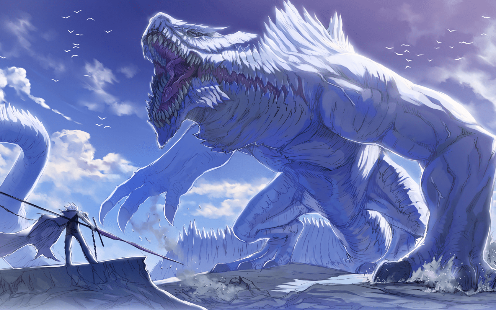 1680x1050 Free download Anime Wallpaper Pretty Cool Monster fight image Indie DB [1920x1080] for your Desktop, Mobile & Tablet. Explore View Anime Wallpaper. View Anime Wallpaper, View Wallpaper, Surface View Wallpaper