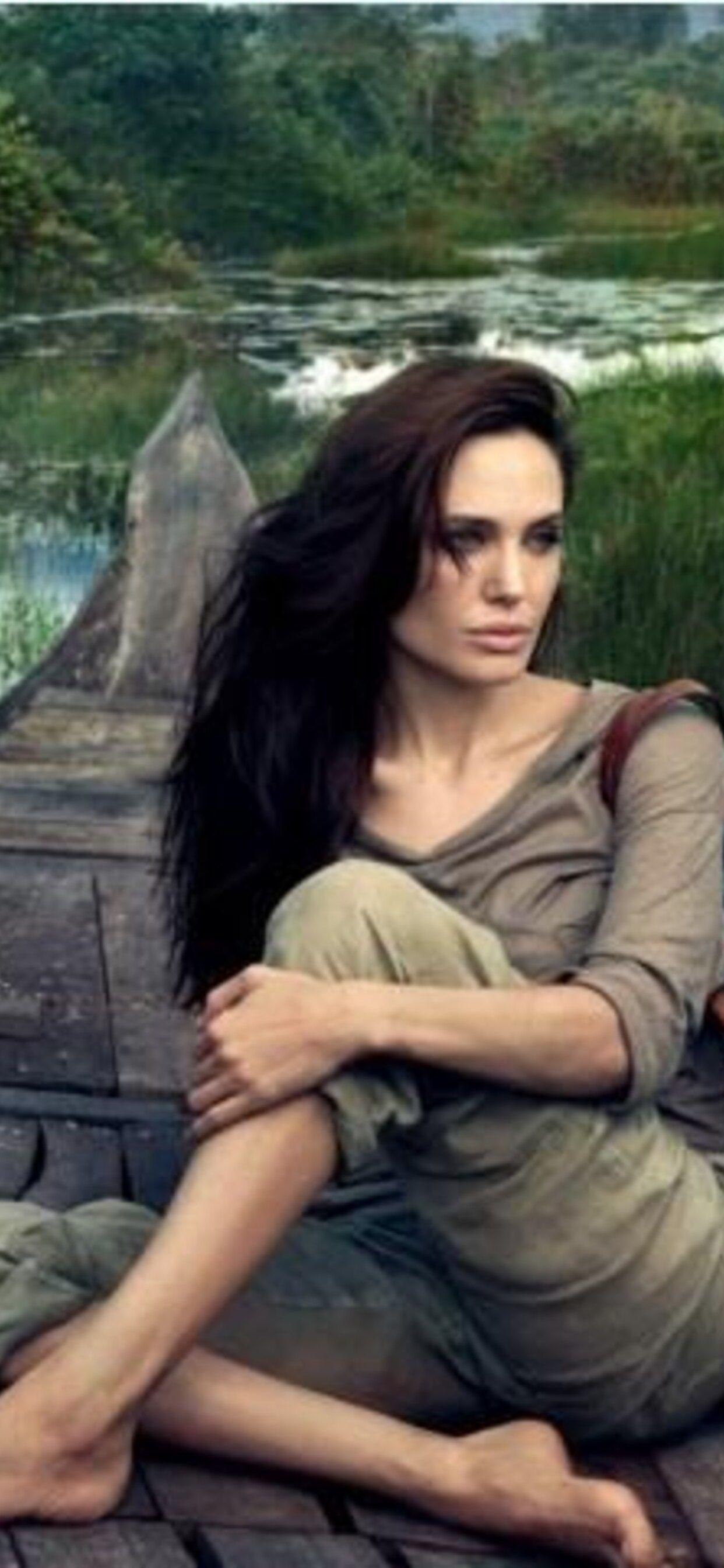 1242x2688 Angelina Jolie On Boat iPhone XS MAX HD 4k Wallpaper, Image, Background, Photo and Picture