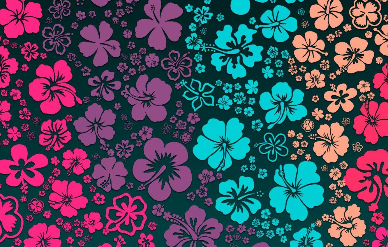 1332x850 Wallpaper flowers, background, flowers, color image for desktop, section текстуры
