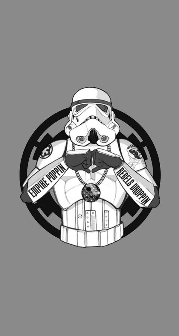744x1392 Stormtrooper - Hình nền iPhone