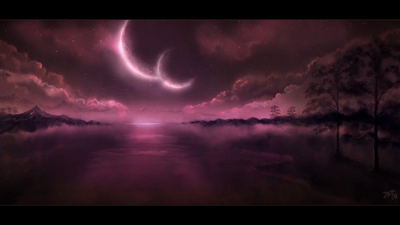 Anime Moonlight Wallpapers Top Free Anime Moonlight Backgrounds WallpaperAccess