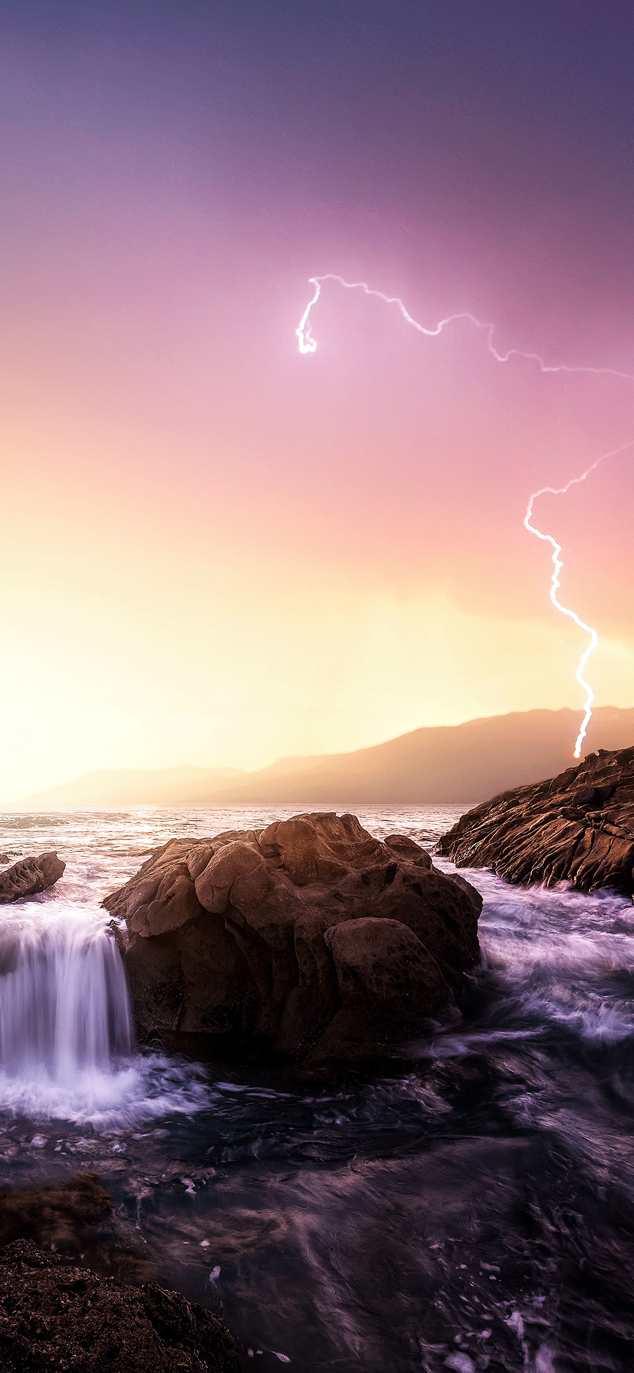 1242x2688 Lightning Wallpaper for iPhone Pro Max, X, 6