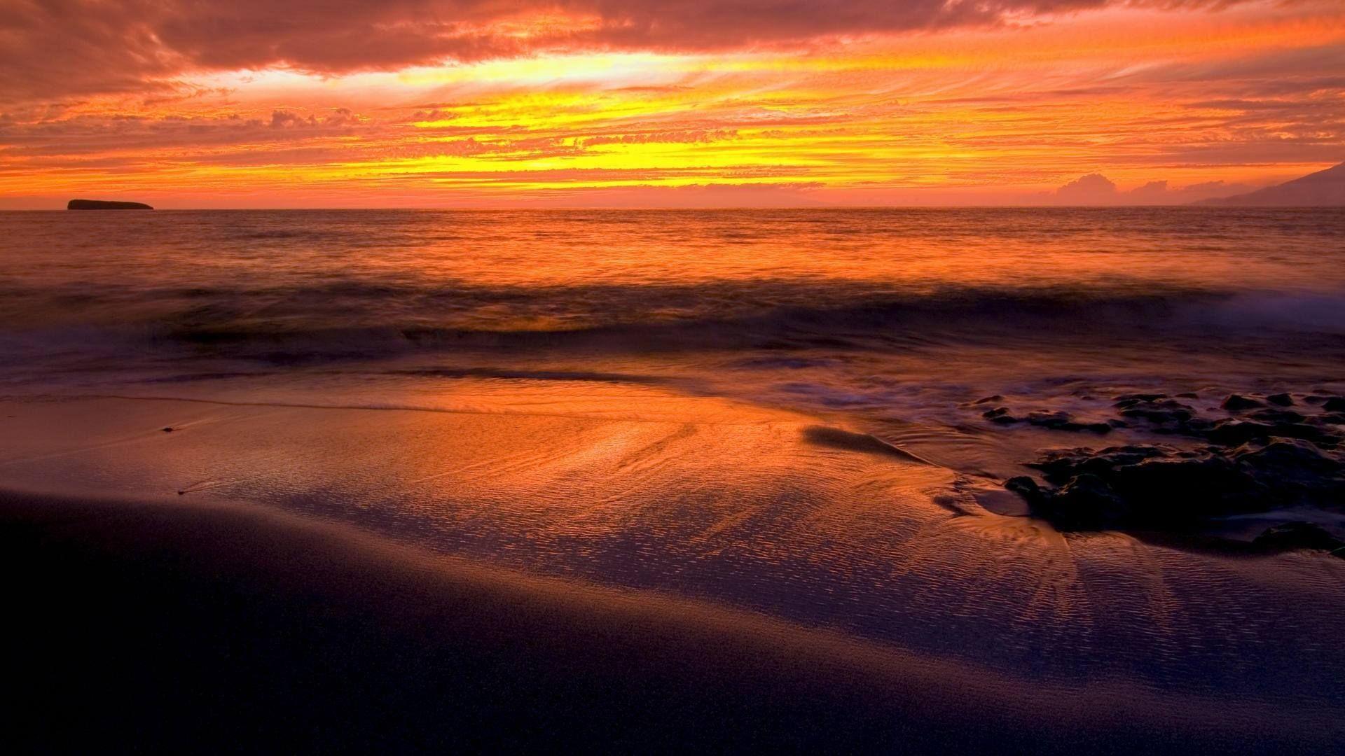 1920x1080 Hawaii No Ka Oi. Sunset wallpaper, Sunset, Beach wallpaper