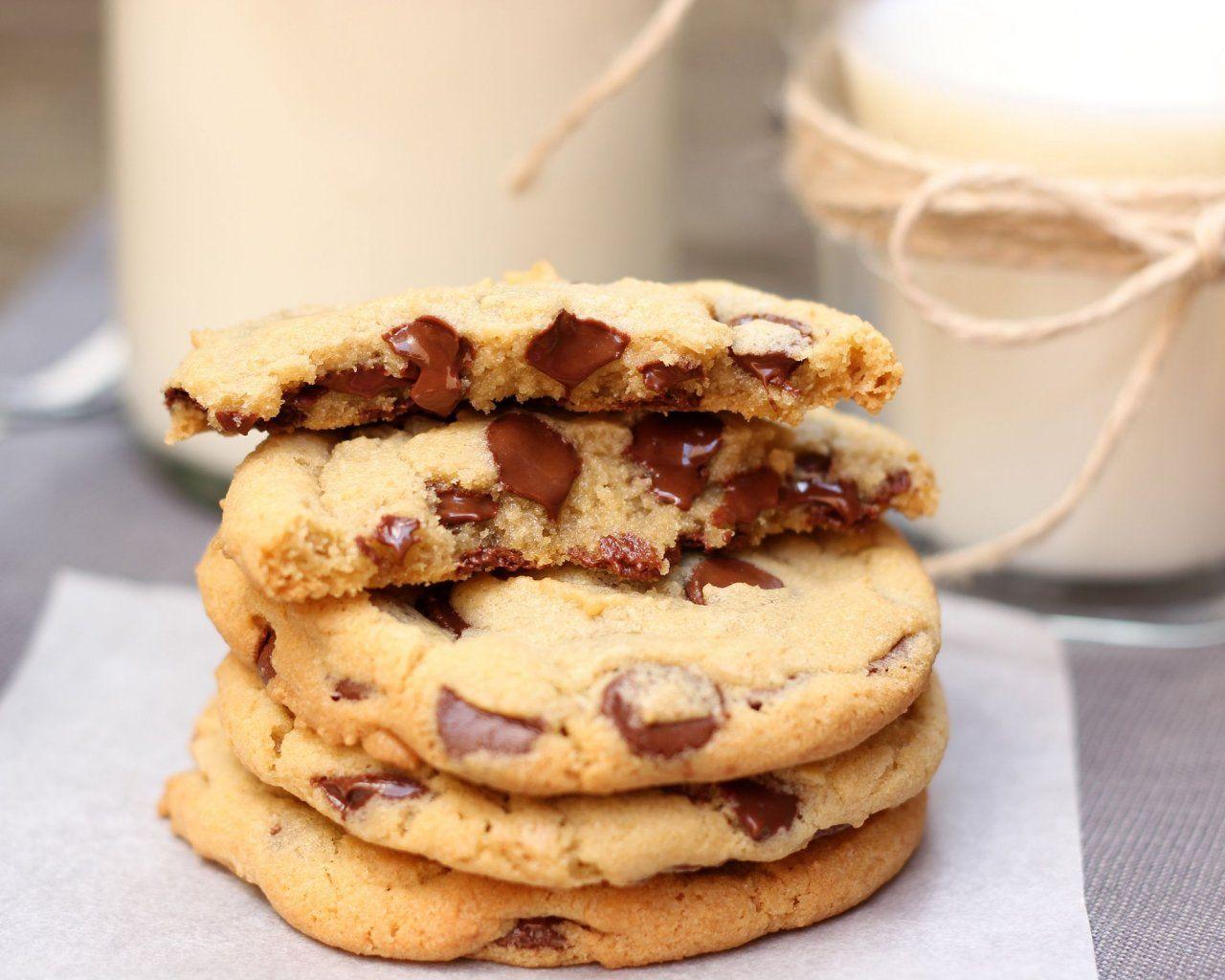 1280x1024 Cookies, Chocolate, Cooking, Recipe, Milk, Sugar