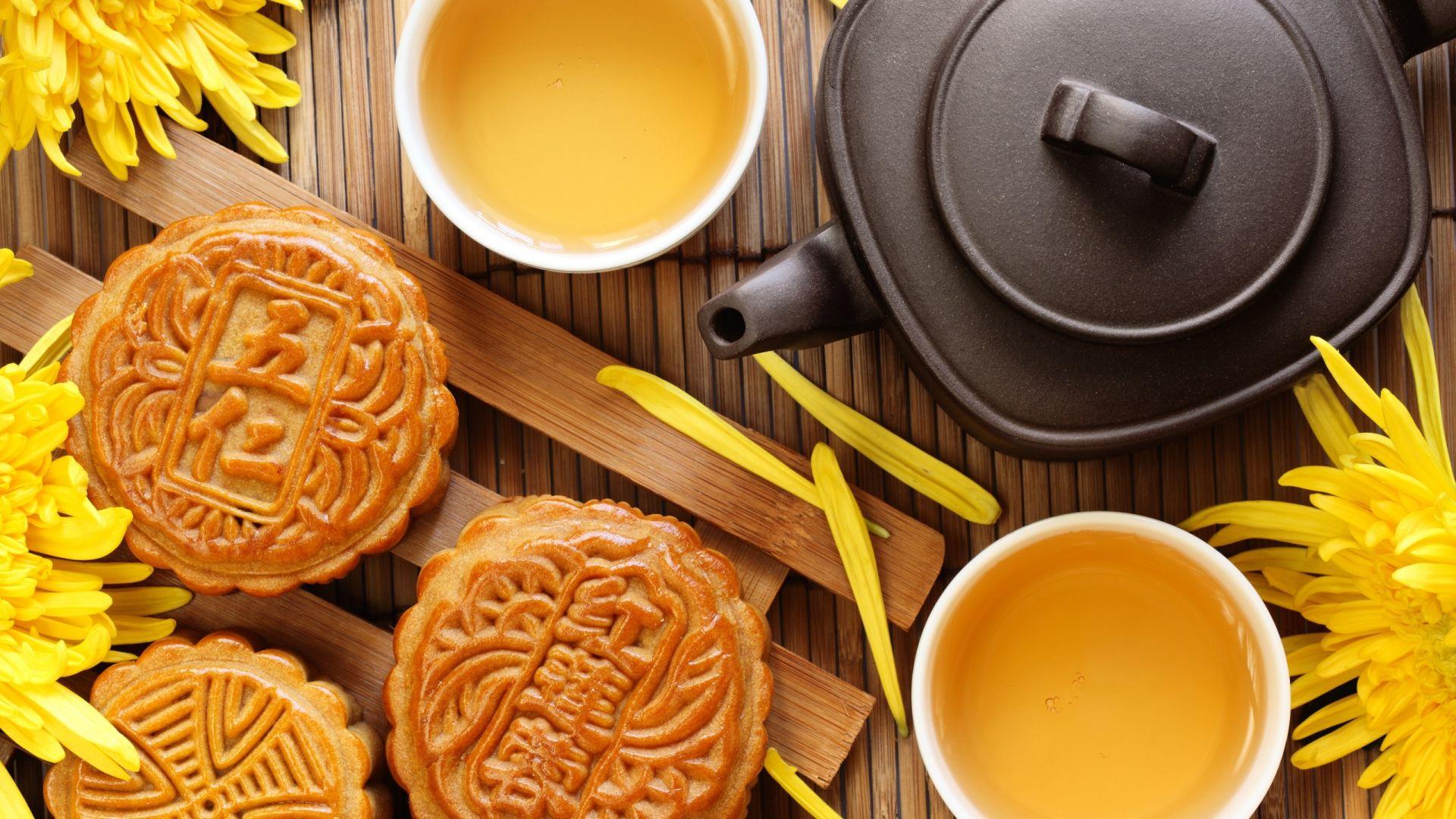1920x1080 Download Wallpaper 1920x1080 tea, biscuits, sweets Full HD 1080p HD Background