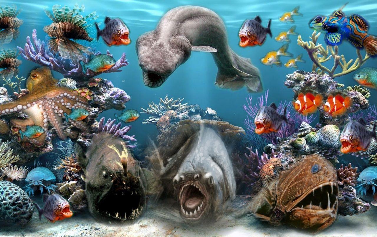 1280x804 Sea Creatures wallpaper. Sea Creatures