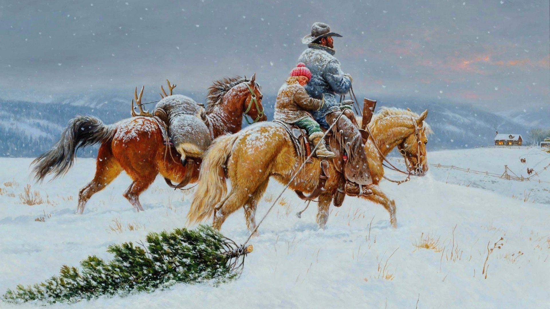 1920x1080 Getting Ready For Christmas Painting
