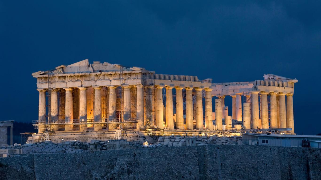 1366x768 Acropolis Wallpaper