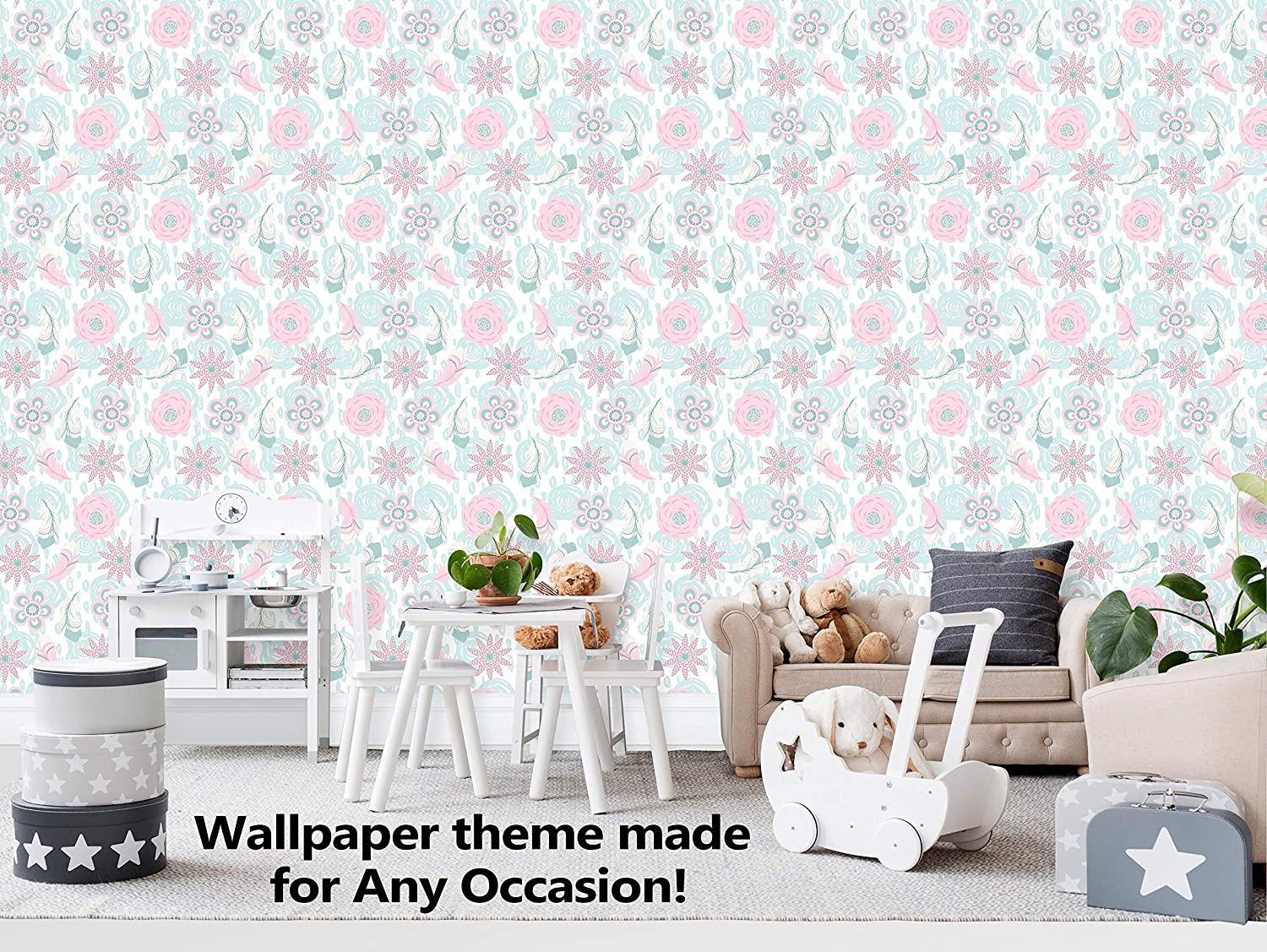 1500x1127 Pretty Zoo Animals Wallpaper Mural. Perfect Interior Design. Durable And High Quality. Peel And Stick Wallpaper. Non Toxic And Safe. Easy To Install. Easy To Clean. (R395): Handmade