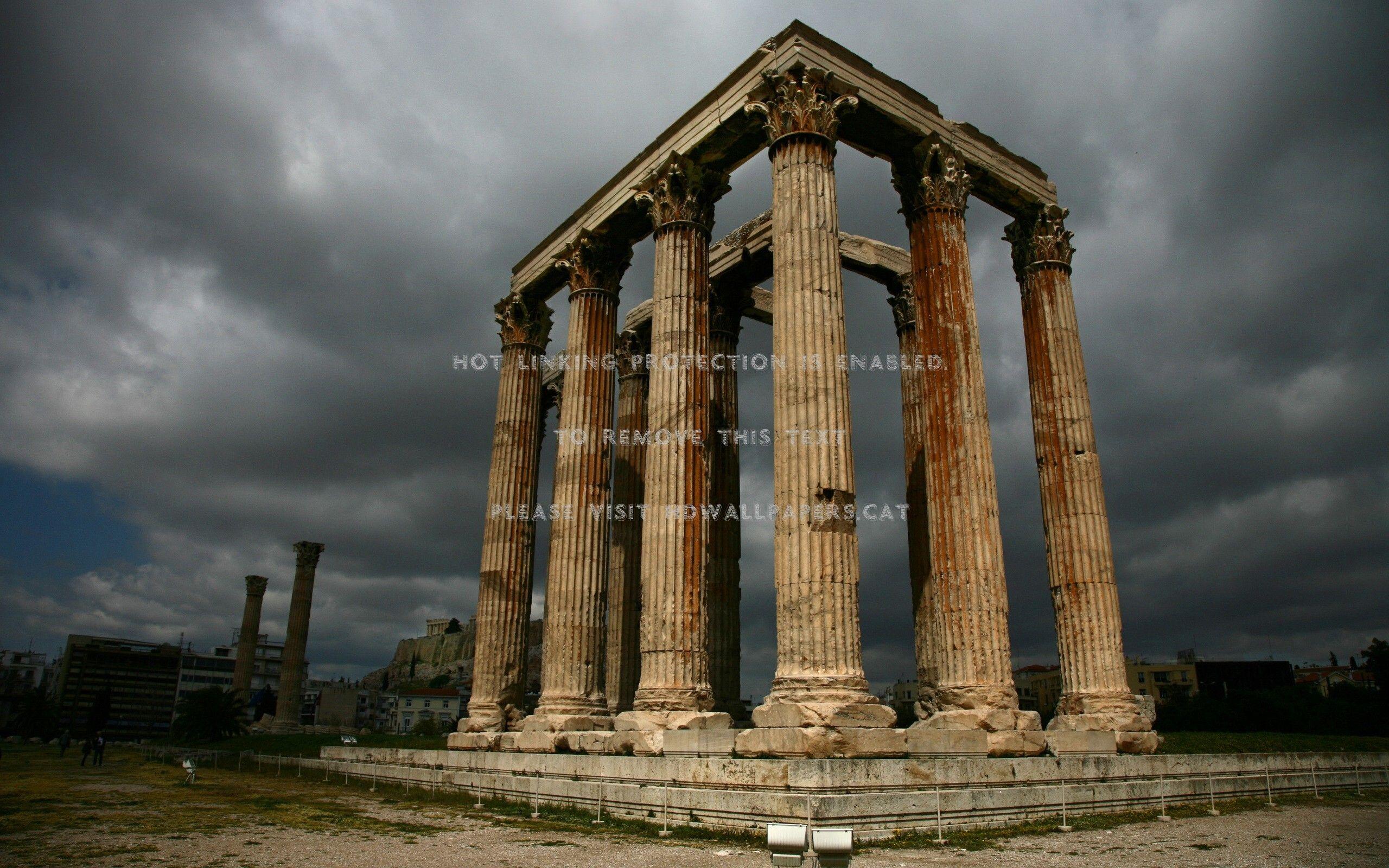 2560x1600 ruins athens greece travel old architecture