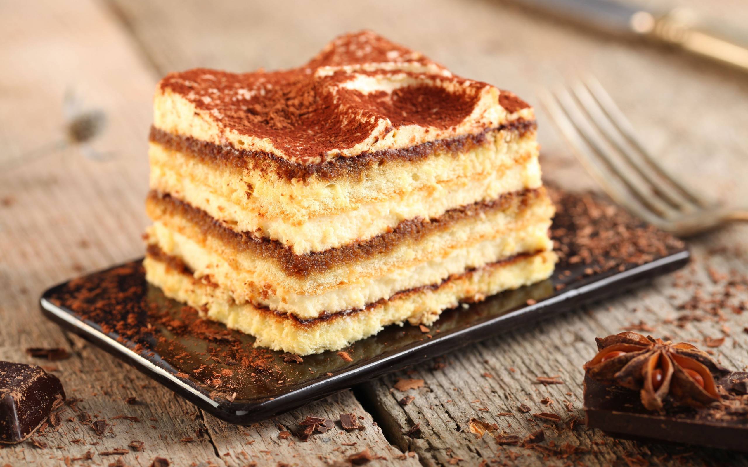 2560x1600 Cake Spices Cream Cake Biscuit Chocolate
