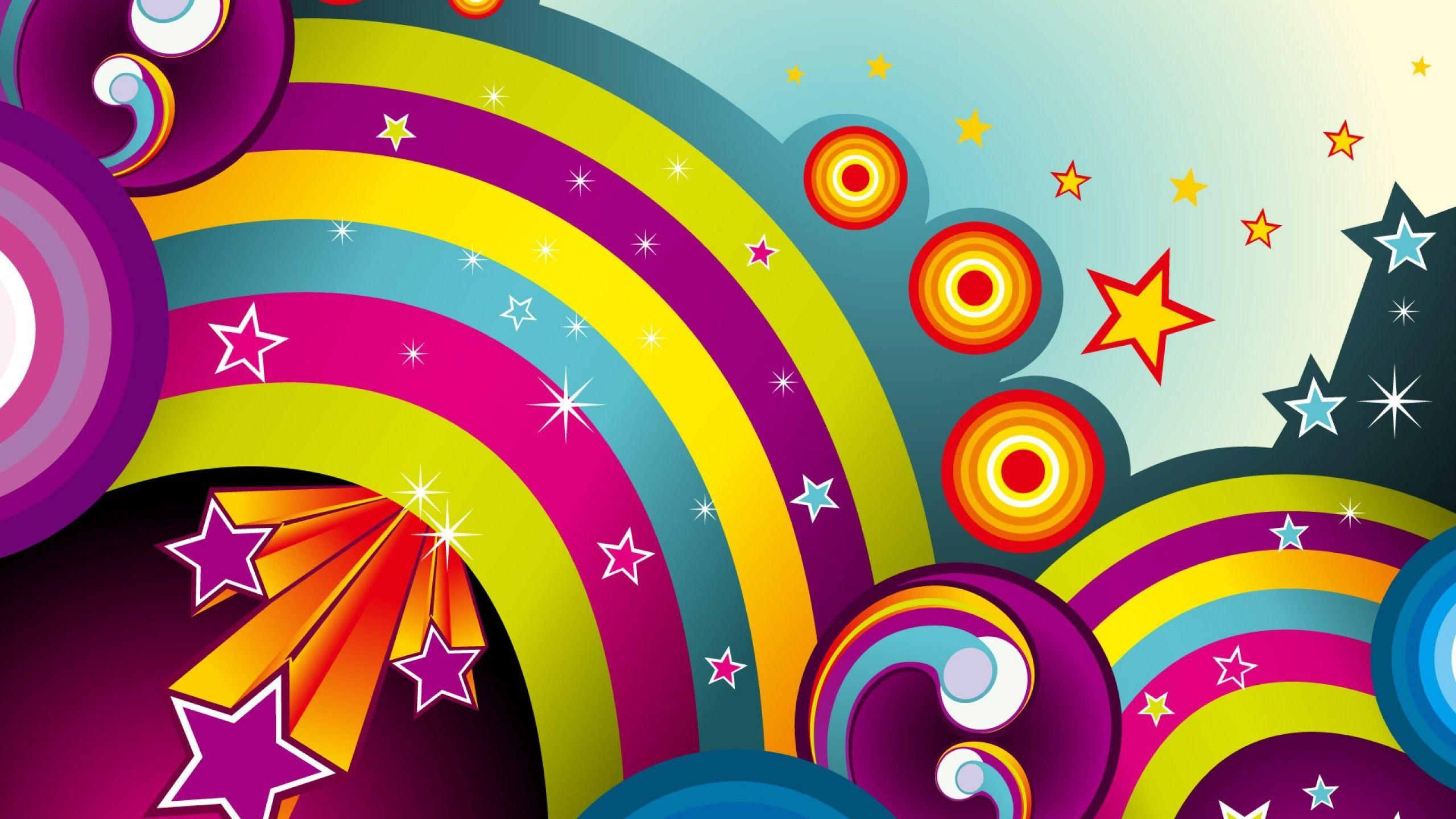 2560x1440 Abstract 3D Circles Background Wallpaper HD Wallpaper