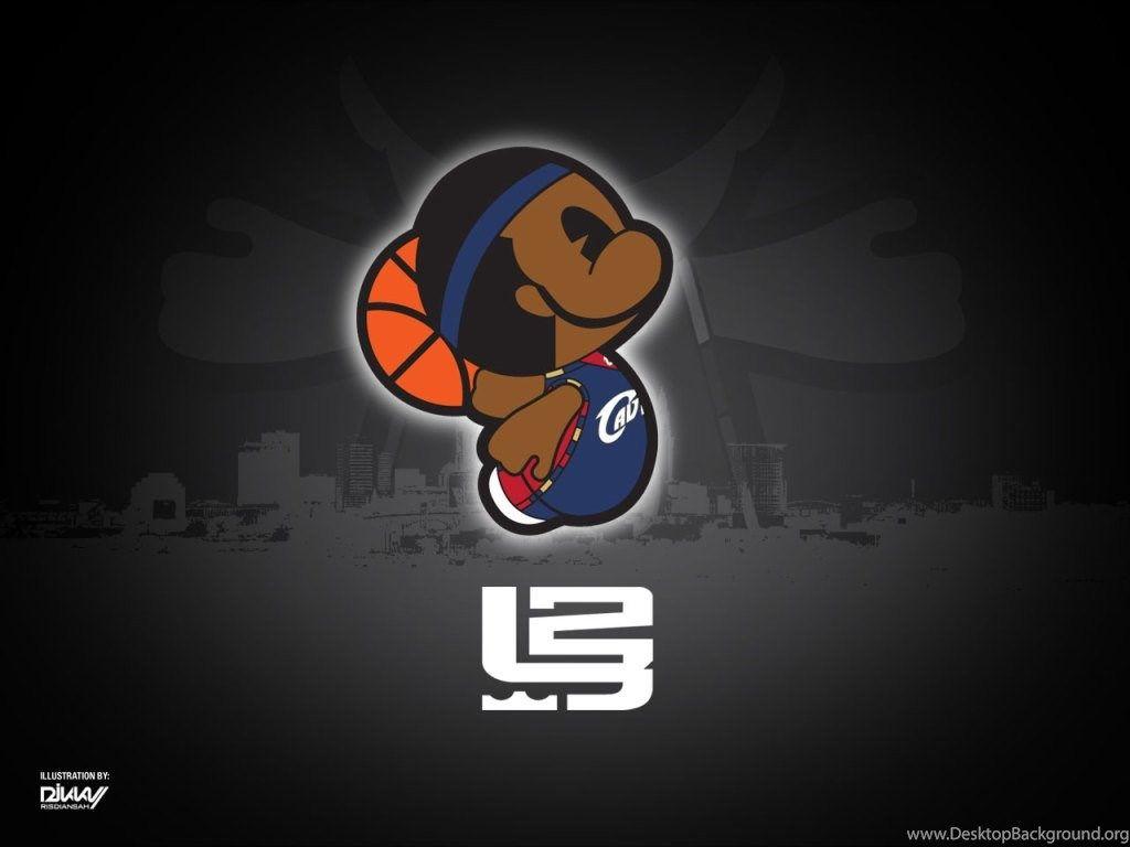 1024x768 Lebron James New Nike Logo Wallpaper Desktop Background