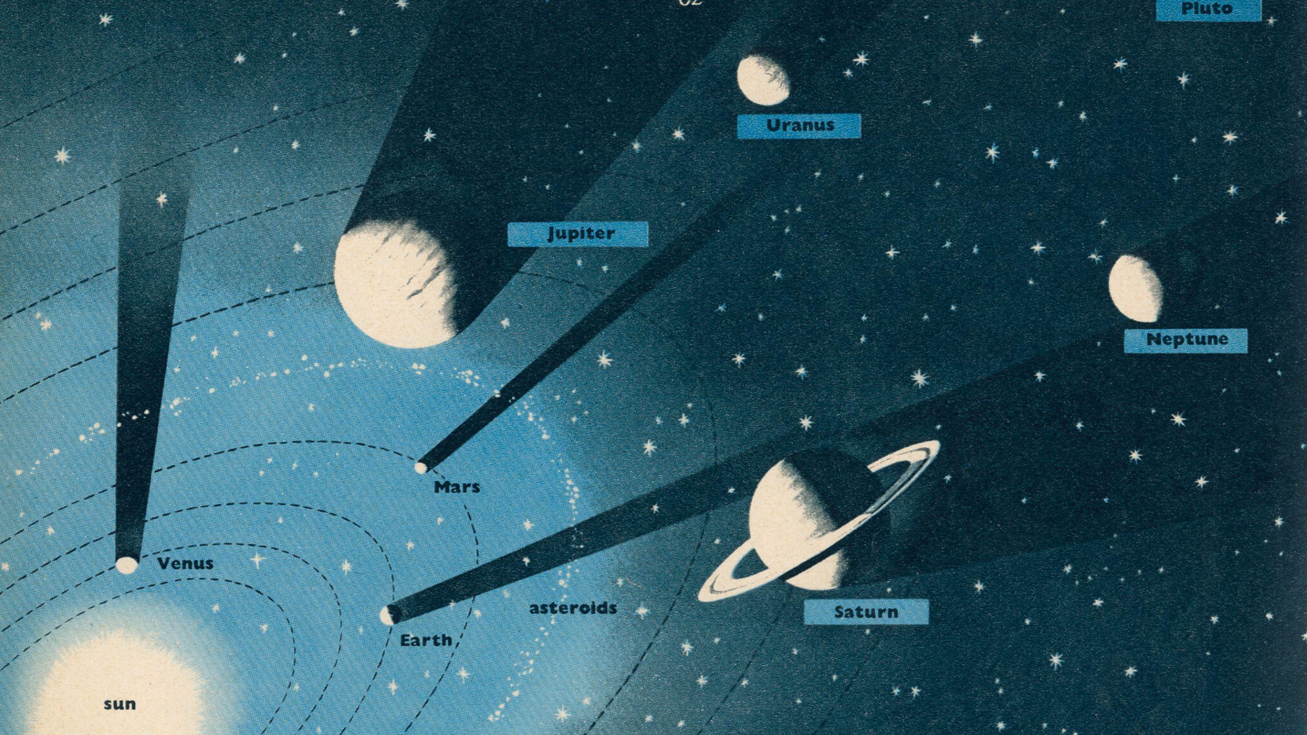 2560x1440 Download Free Solar System Wallpaper