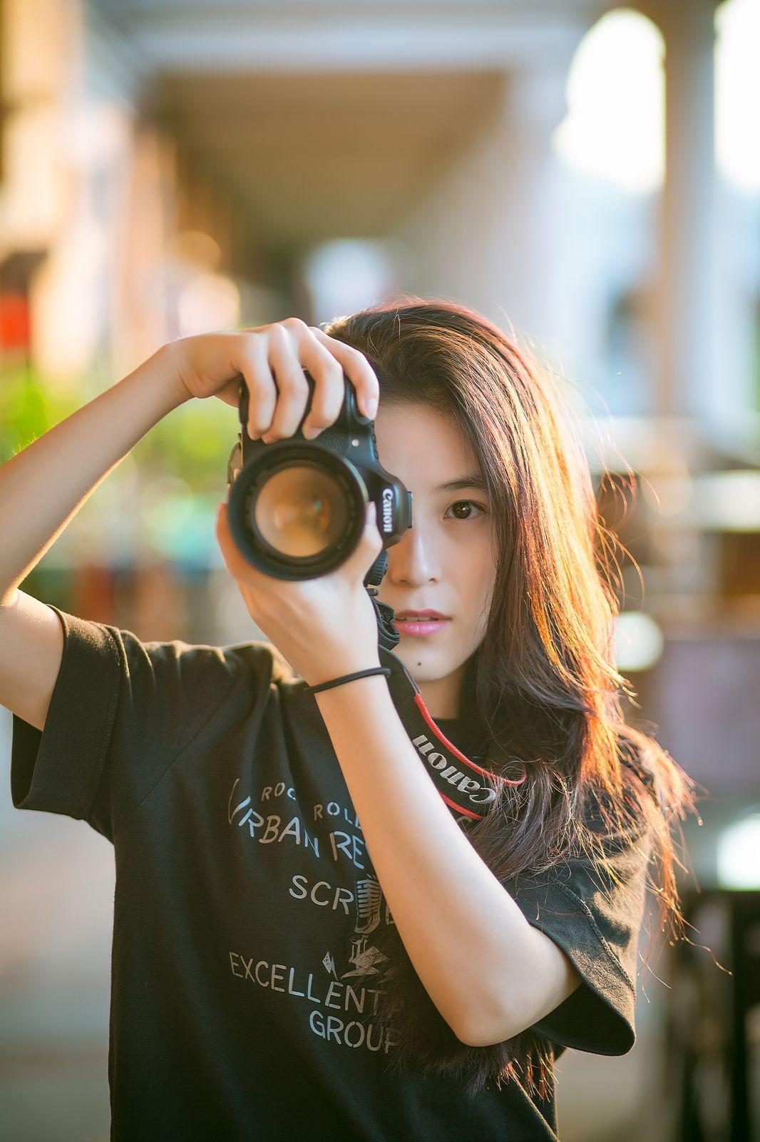 1066x1600 Woman Girl Beautiful Cute Camera Photographer Wallpaper.com. Best High Quality Wallpaper