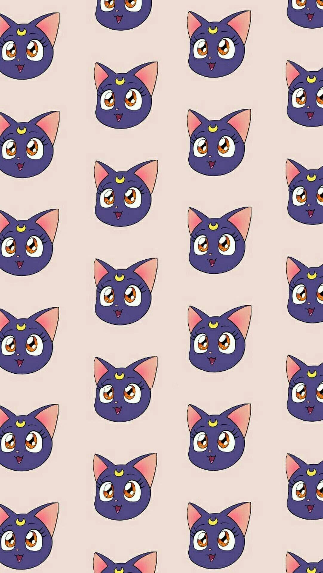 1082x1920 Wallpaper ≧☉_☉≦. Sailor moon wallpaper, Sailor moon cat, Sailor moon background