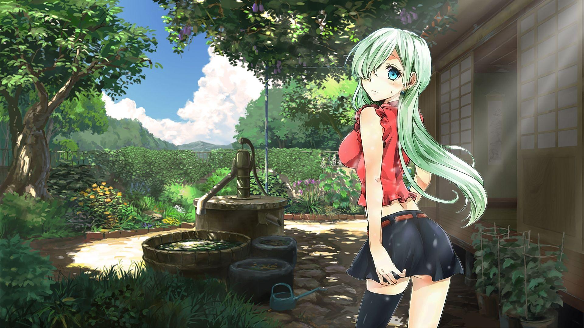 1920x1080 Elizabeth Liones from Seven Deadly Sins Anime Wallpaper Full HD