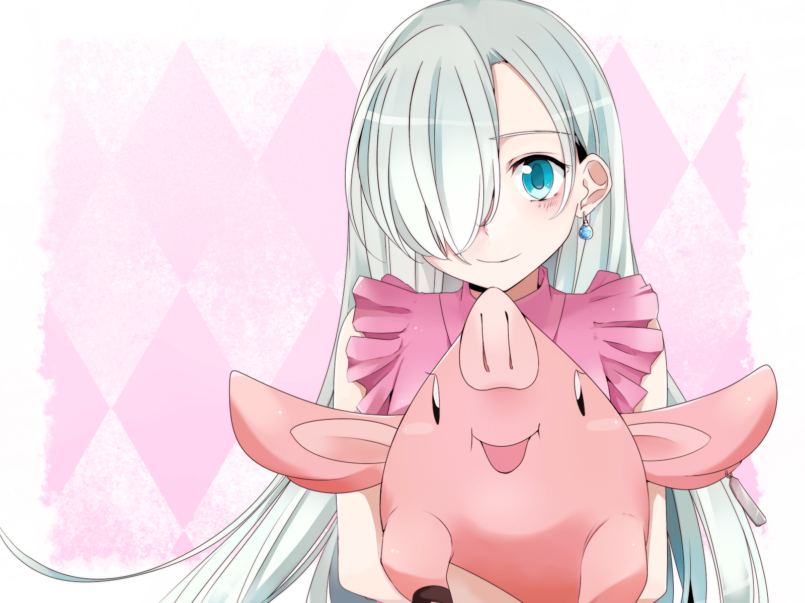 1600x1200 Elizabeth Liones Hawk The Seven Deadly Sins The Seven Deadly Sins Wallpaper:1600x1200