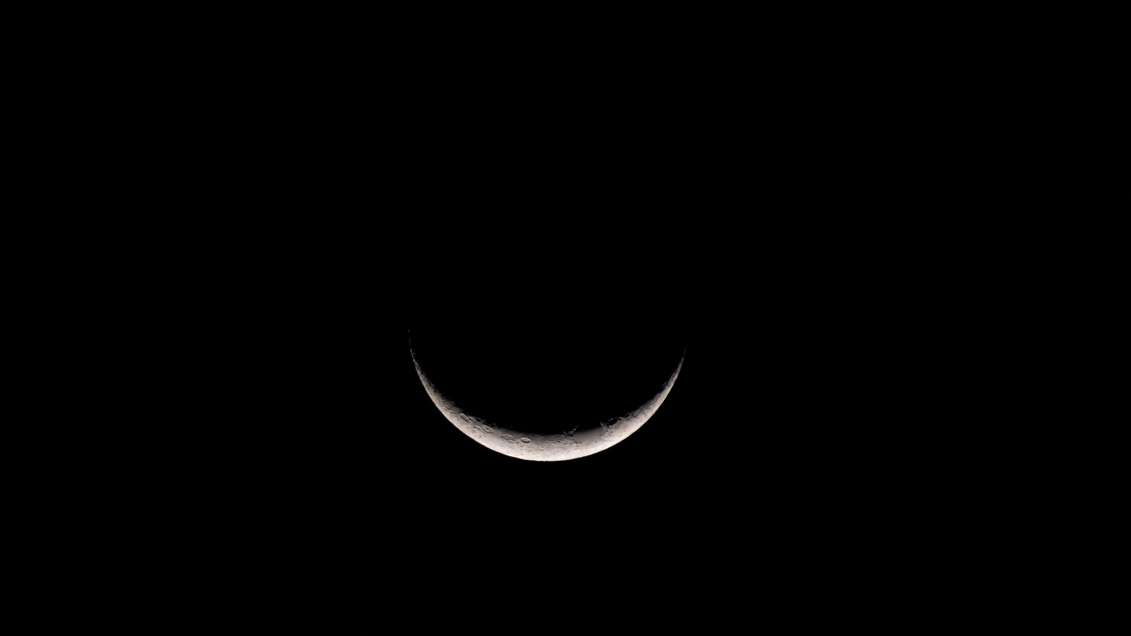 3840x2160 Lunar Moon Dark 5k nature wallpaper, moon wallpaper, lunar wallpaper, hd- wallpaper, dark wallpaper, black wallpa. Lunar moon, Dark wallpaper, Black wallpaper