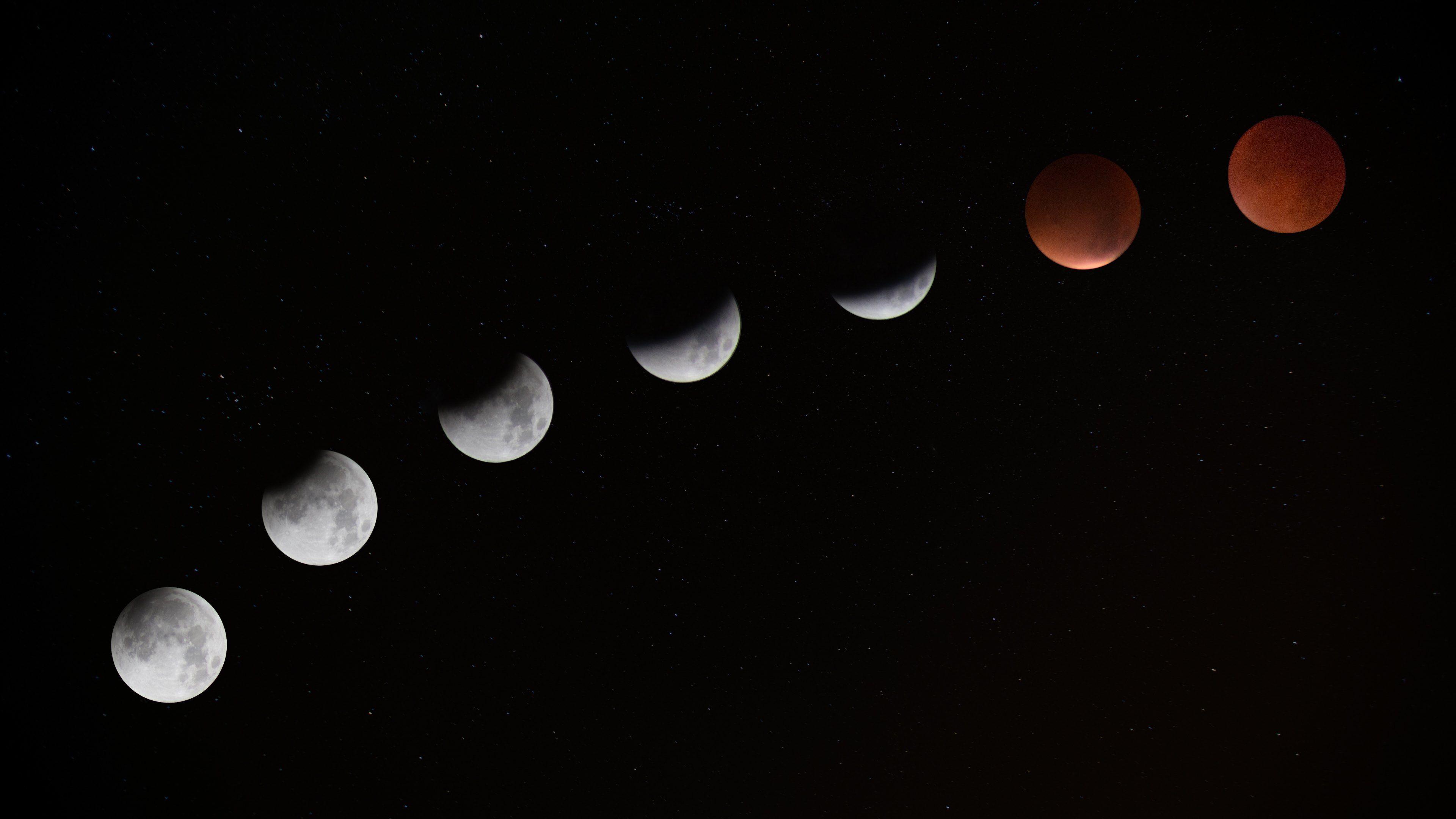 3840x2160 Blood Moon Wallpaper iPhone