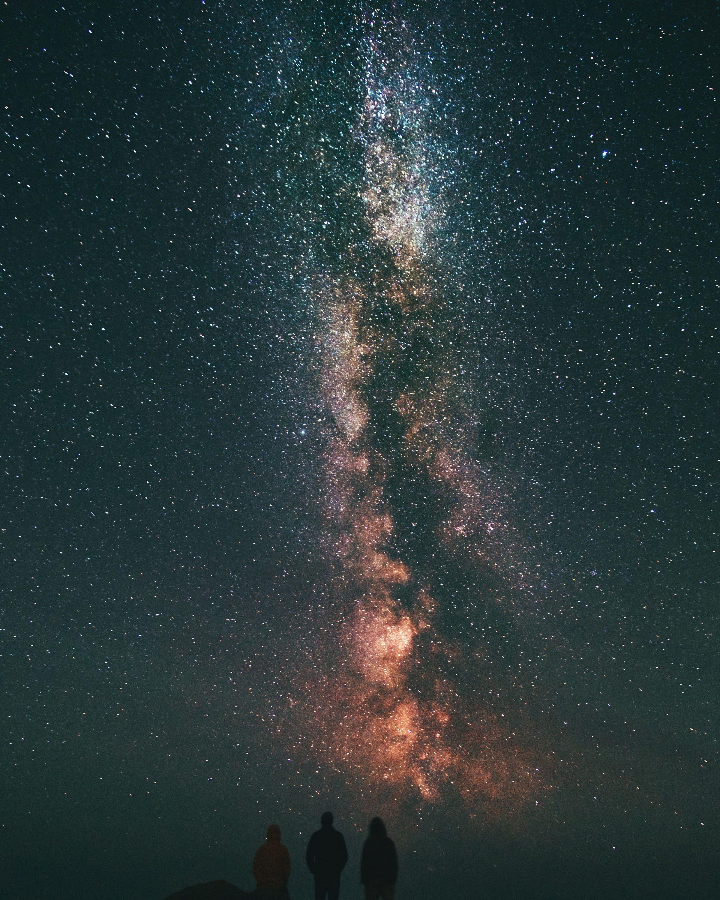 2400x3000 Space #sky #milkyway #star #night #silhouette #wallpaper HD 4k background for android :). Phone wallpaper vintage, Space phone wallpaper, 1080p wallpaper