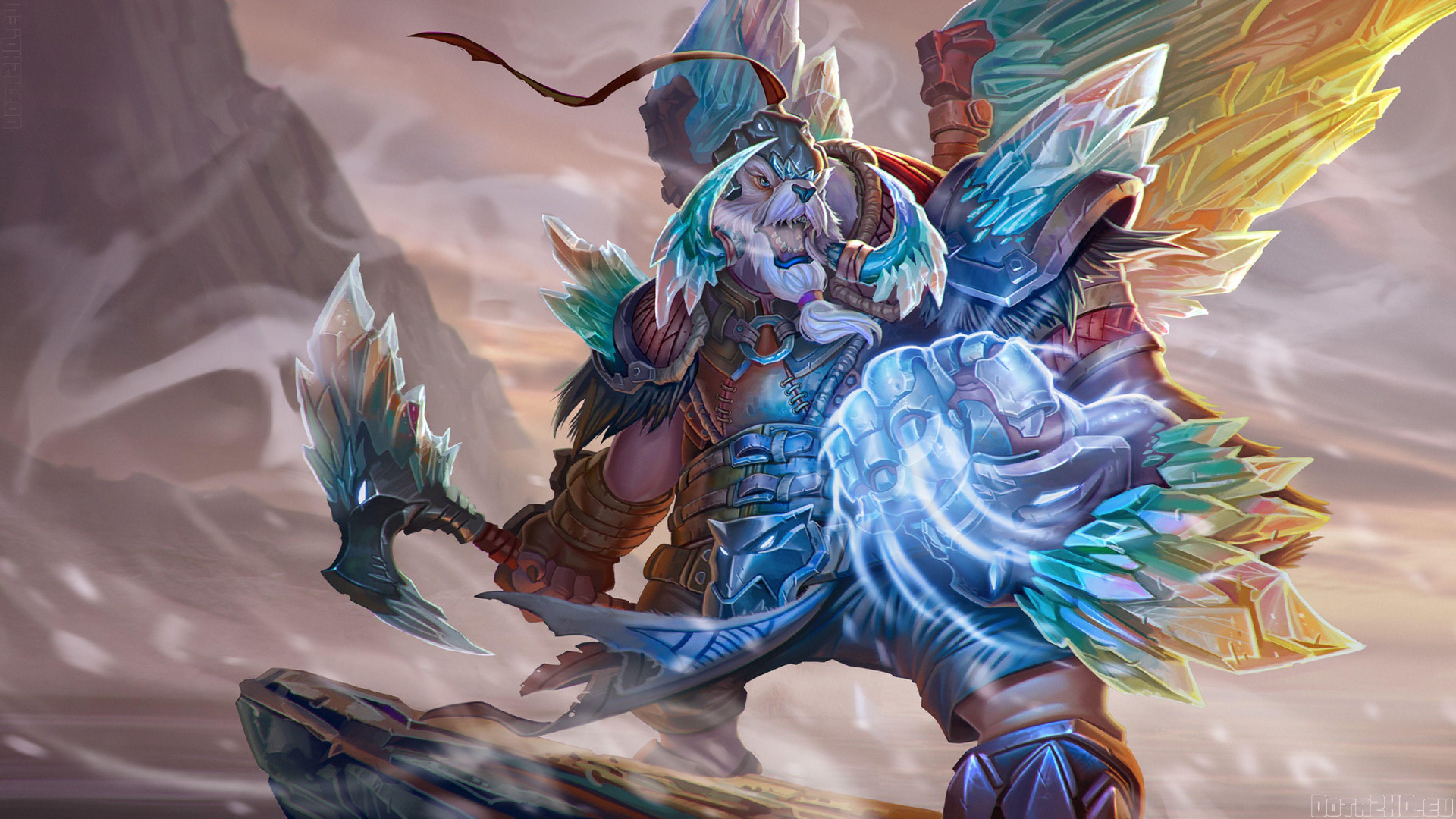 3840x2160 tusk, ice dragon armor set, dota 2 4K Wallpaper, HD Games 4K Wallpaper, Image, Photo and Background