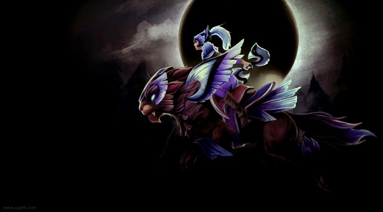 1256x698 Dota 2 Luna Wide Wallpaper