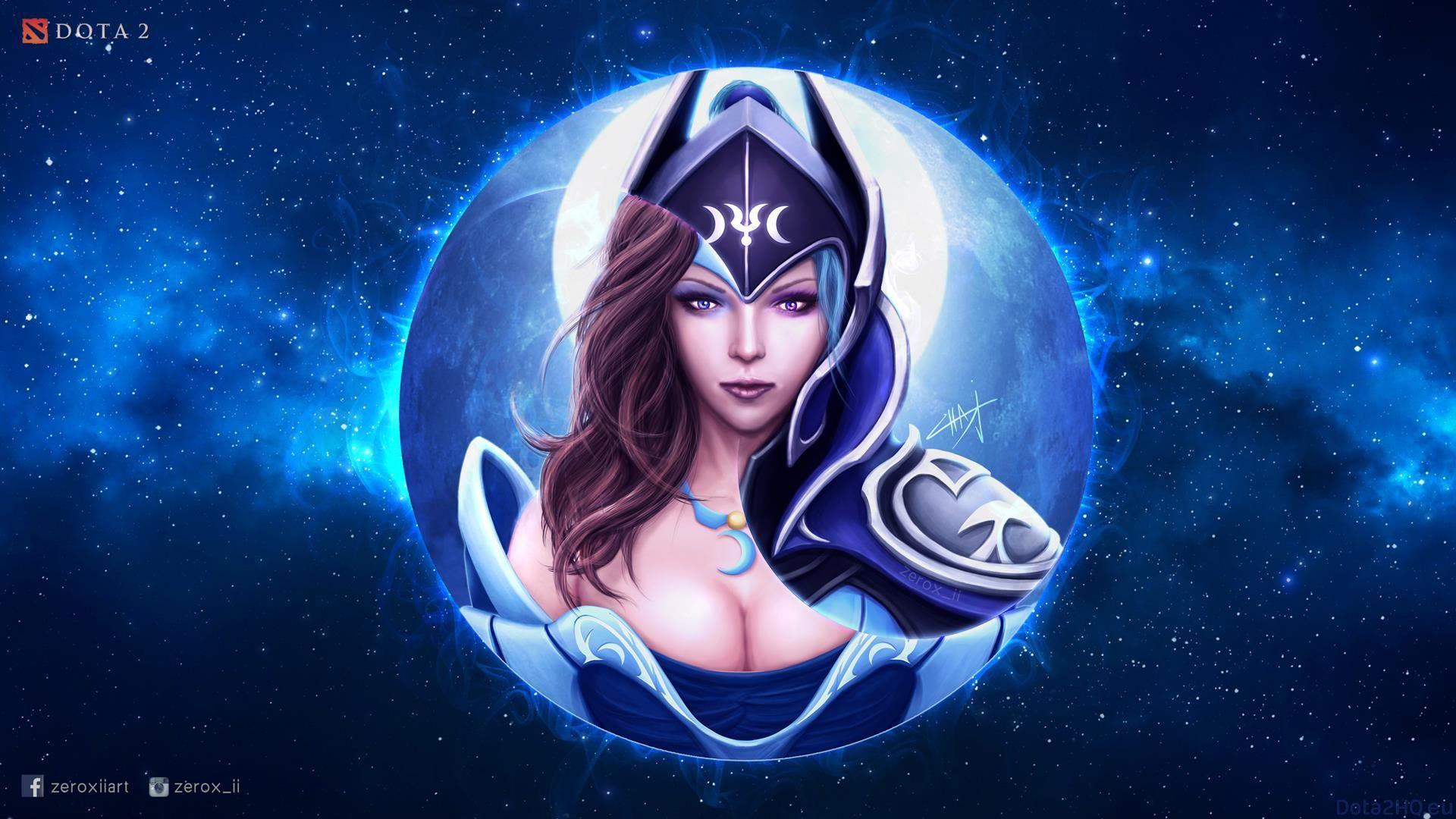 1920x1080 Luna Moonfang Dota 2 Wallpaper