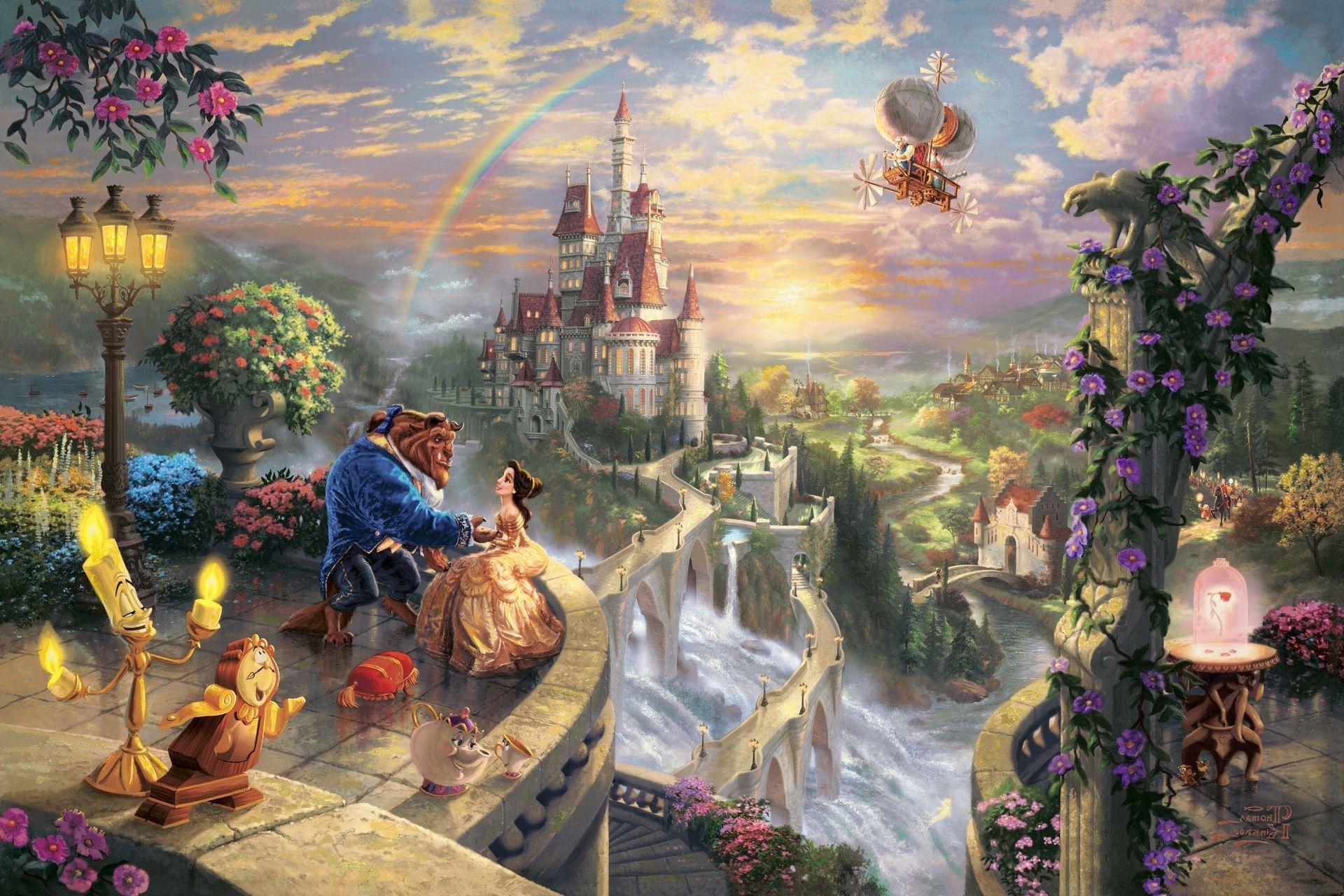 1920x1281 Disney Thomas Kinkade Wallpaper HD