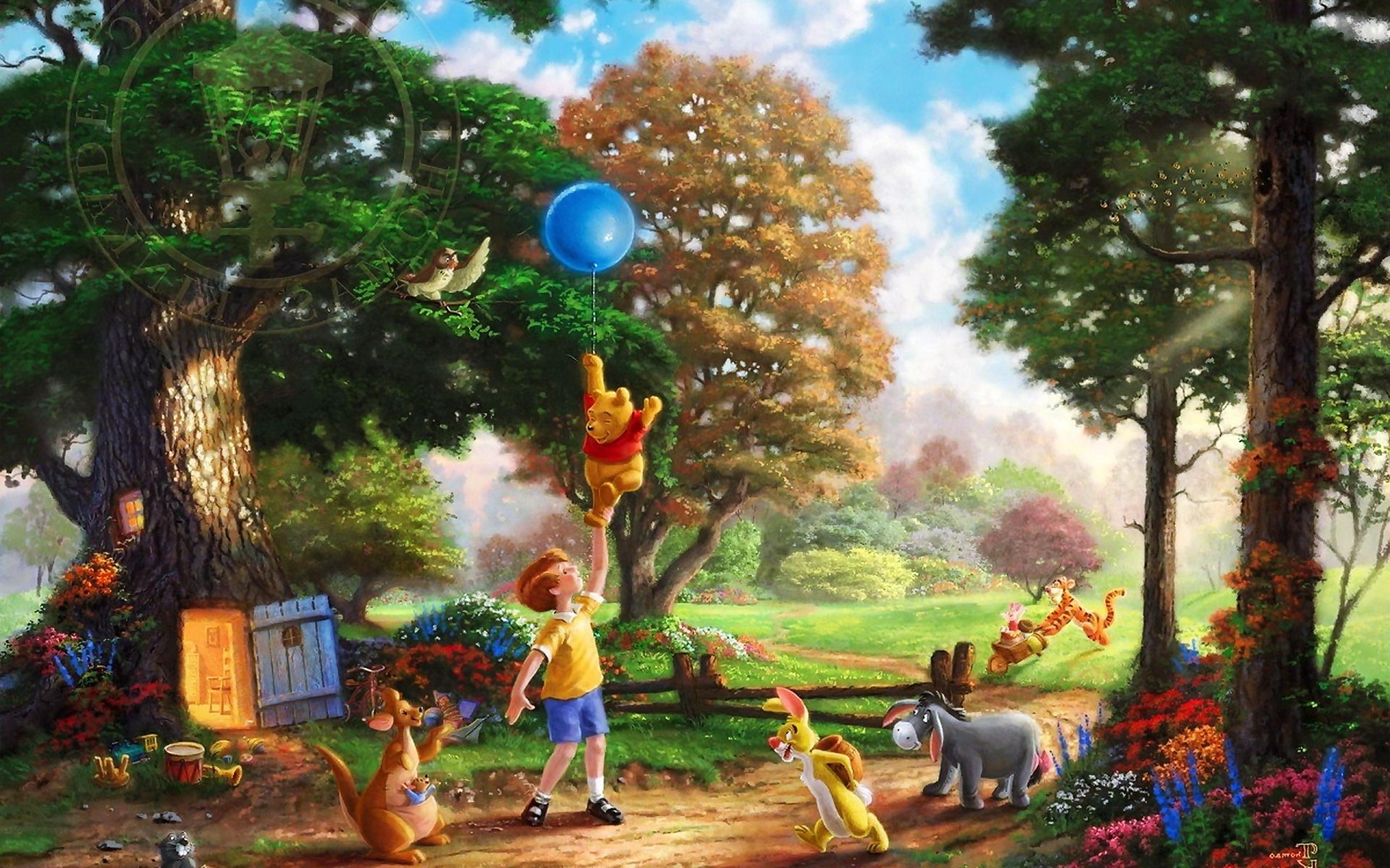 2560x1600 Thomas Kinkade Disney Wallpaper