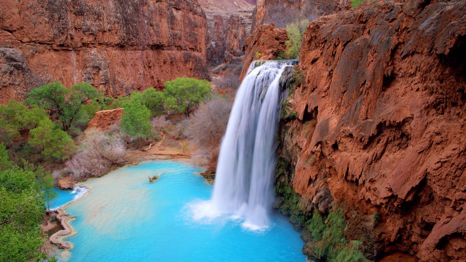 1920x1080 Sky, falls, waterfall, wallpaper, waterfalls, landscape