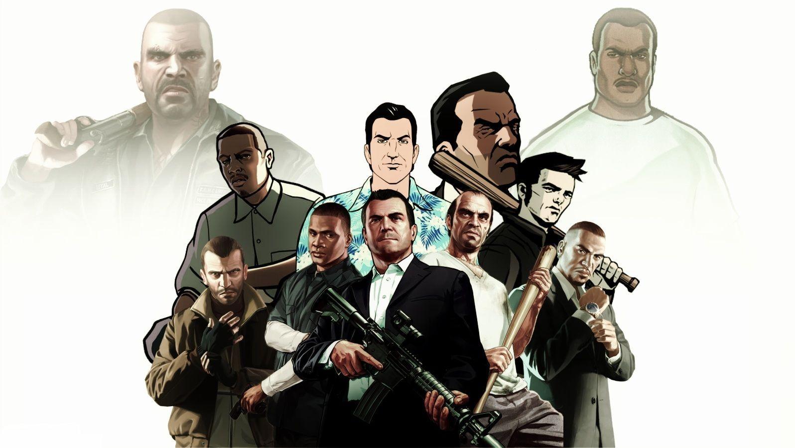 GTA Characters Wallpapers - Top Free GTA Characters Backgrounds -  WallpaperAccess