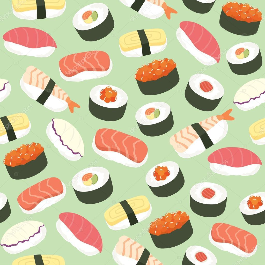 1024x1024 Sushi Desktop Background. Kawaii Sushi Wallpaper, Kawaii Sushi Background and Sushi Girl Wallpaper