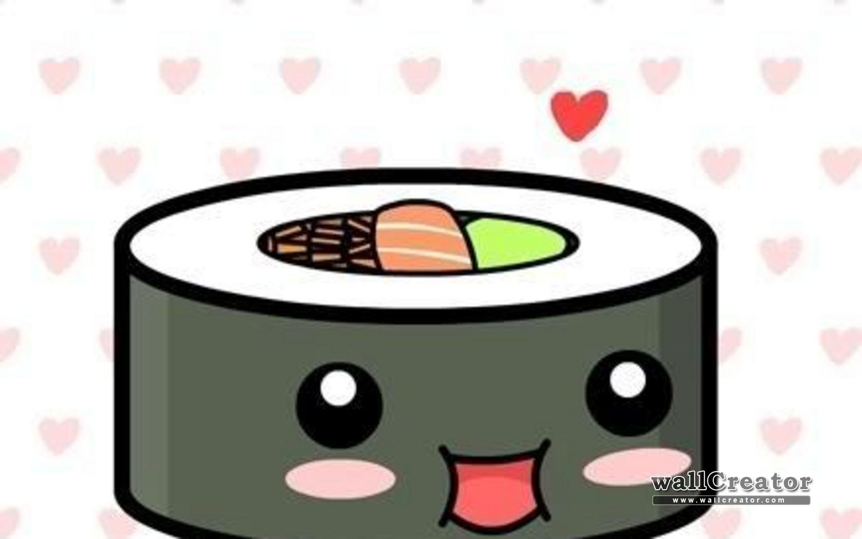 Cute Kawaii Sushi Wallpapers - Top Free Cute Kawaii Sushi Backgrounds