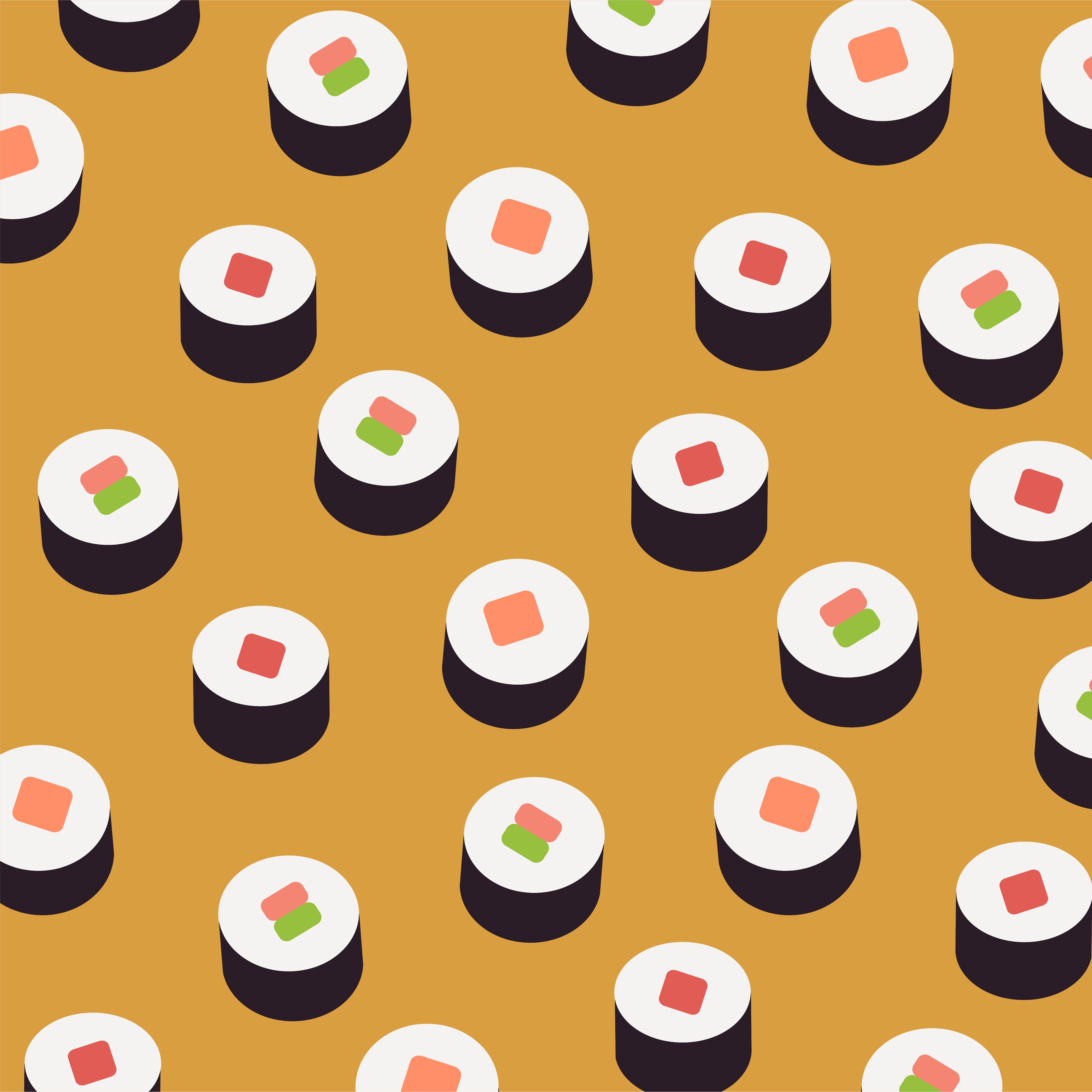 Cute Kawaii Sushi Wallpapers - Top Free Cute Kawaii Sushi Backgrounds ...