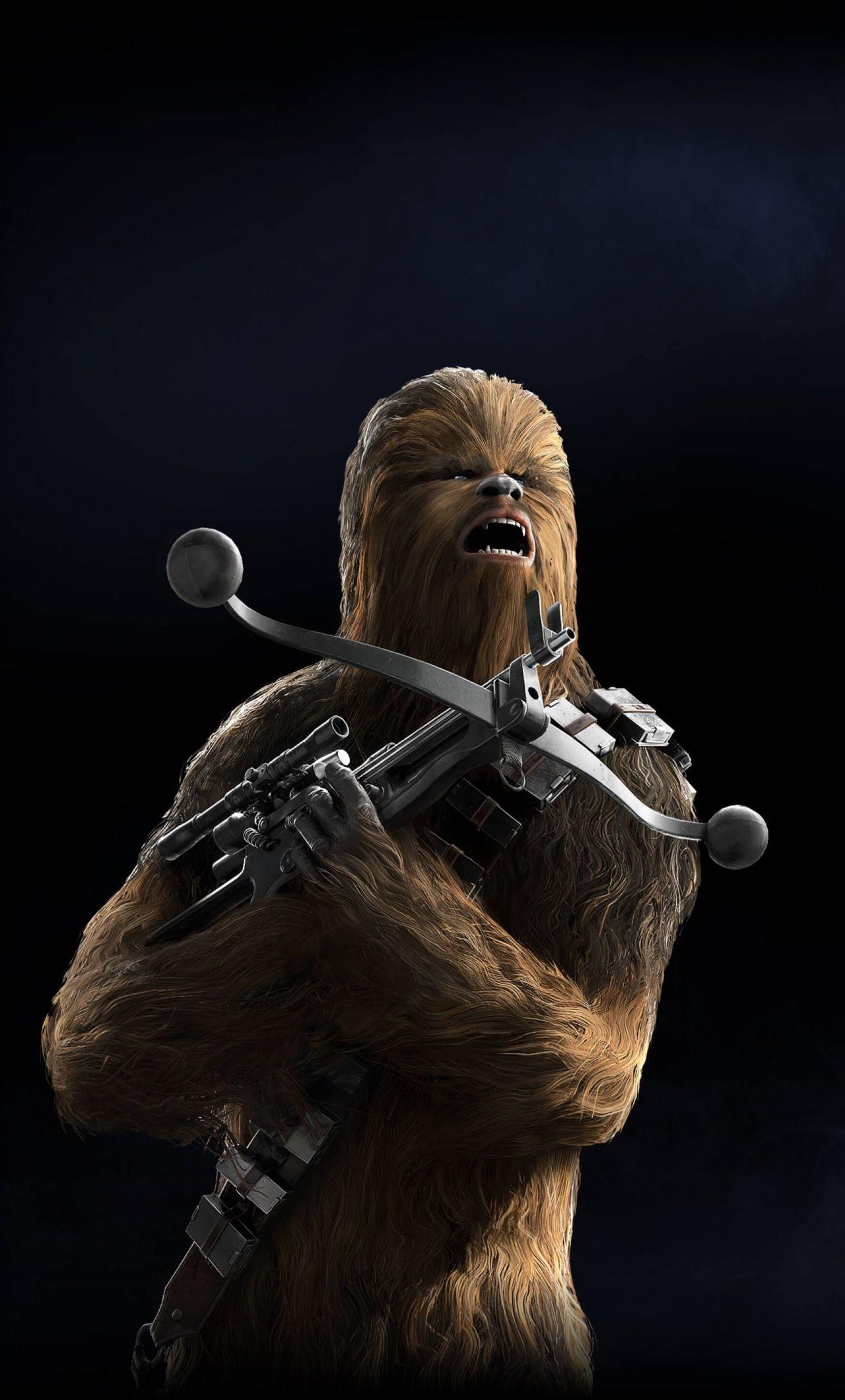 1280x2120 Download 1280x2120 wallpaper chewbacca, star wars battlefront ii, video game, iphone 6 plus, 1280x2120 HD image, background, 7714