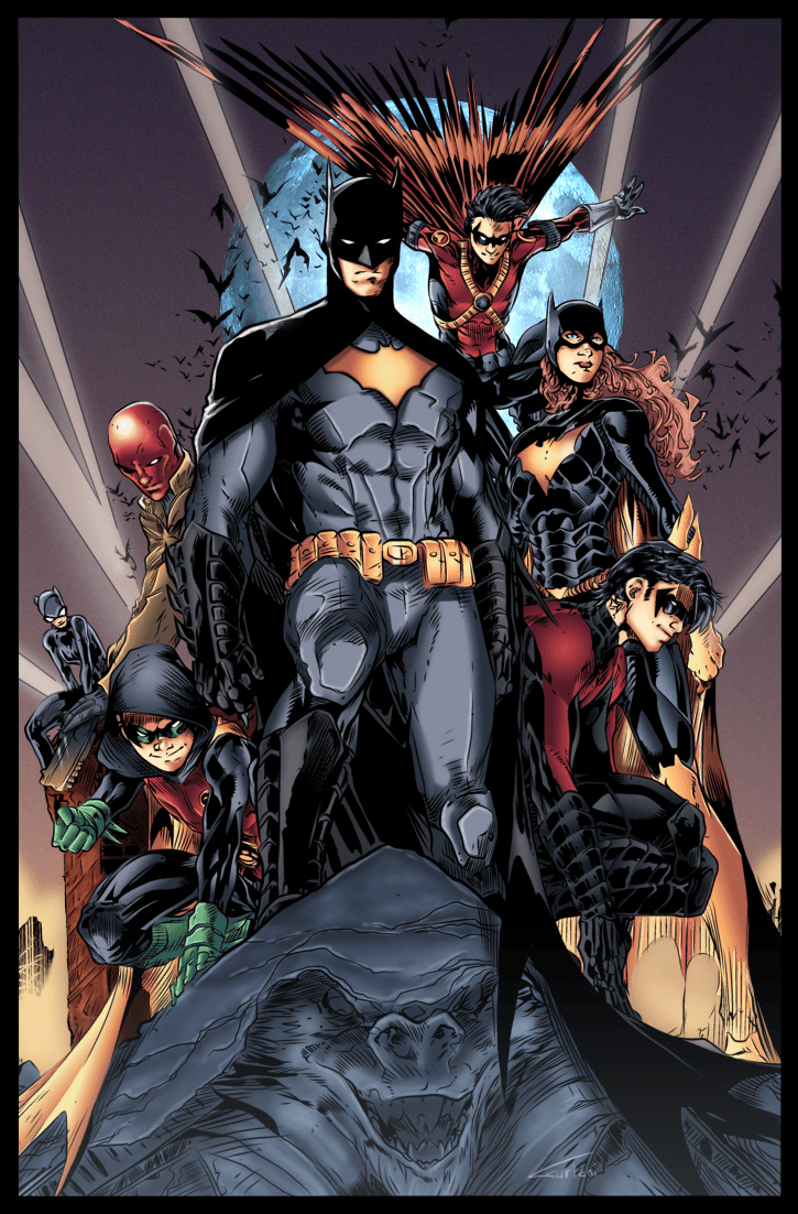 725x1102 Team Ninja vs the Bat Family