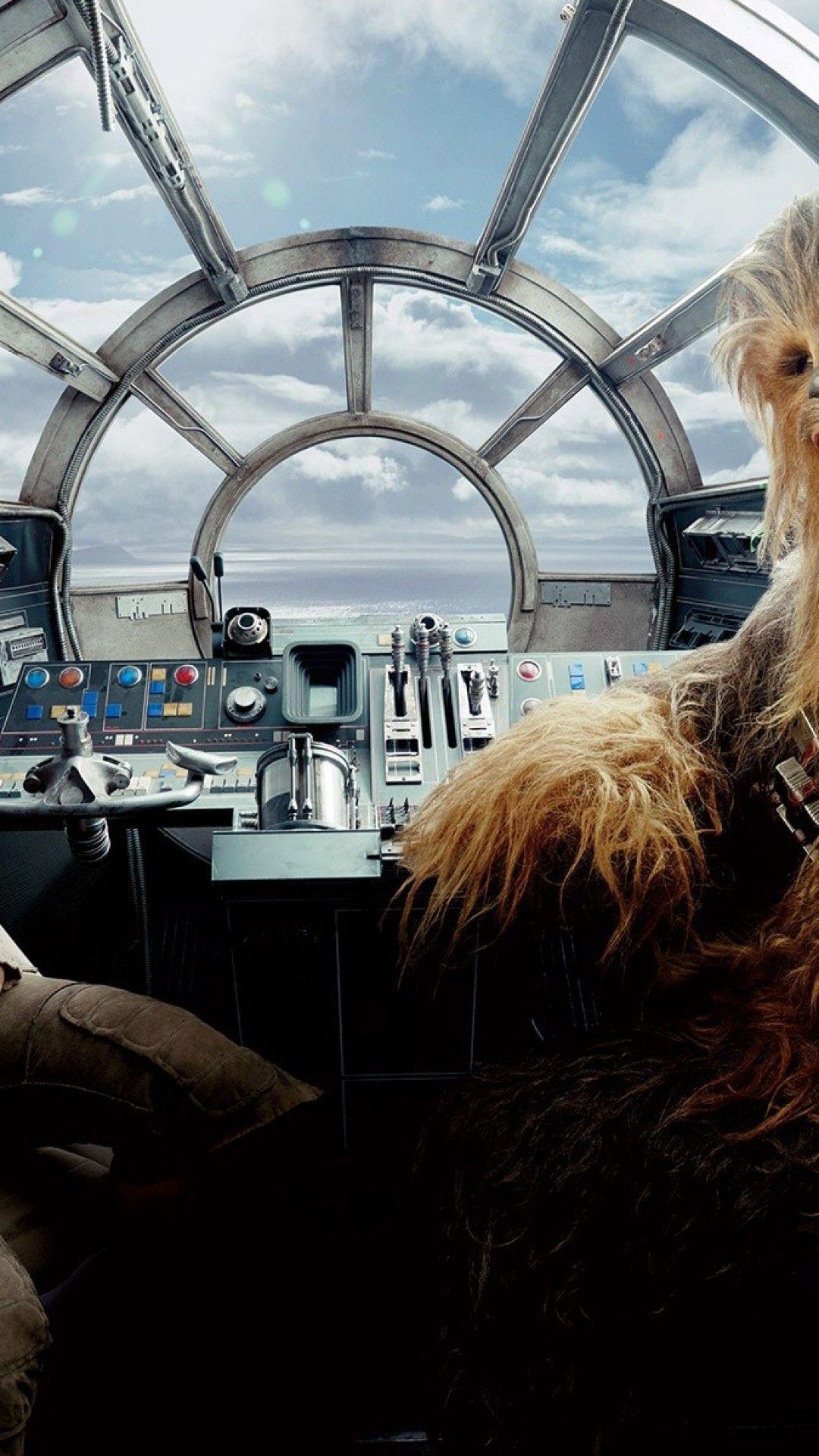 1080x1920 Download 1080x1920 Star Wars: The Last Jedi, Chewbacca, Rey Wallpaper for iPhone iPhone 7 Plus, iPhone 6+, Sony Xperia Z, HTC One