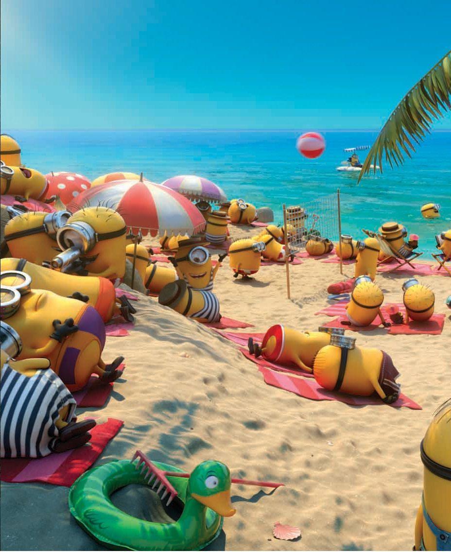 Minions Beach Wallpapers Top Free Minions Beach Backgrounds Wallpaperaccess