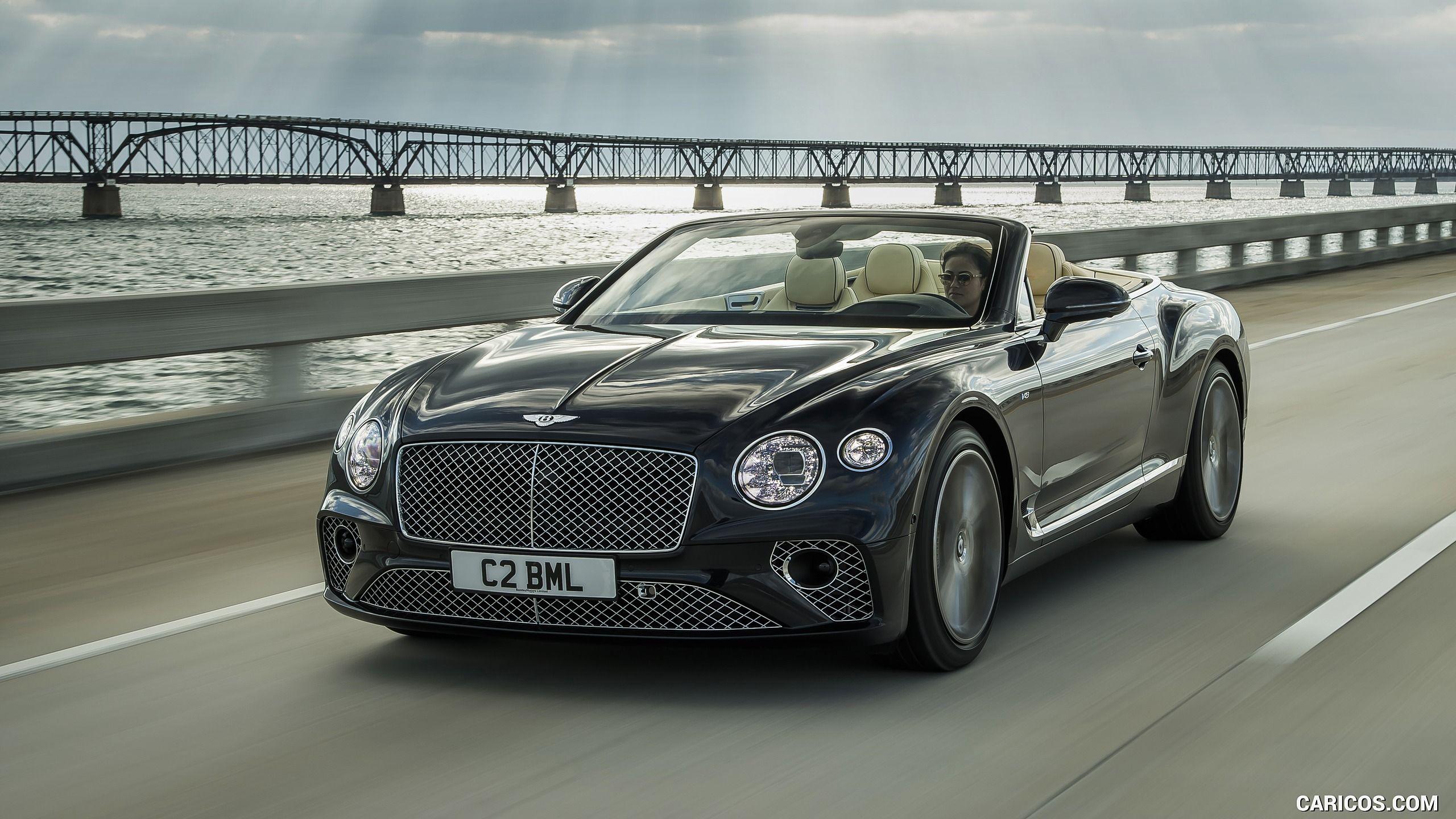 2560x1440 Bentley Continental GT V8 Convertible Three Quarter. HD Wallpaper