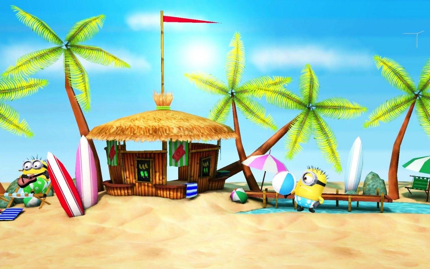 Minions Beach Wallpapers - Top Free Minions Beach Backgrounds - WallpaperAccess