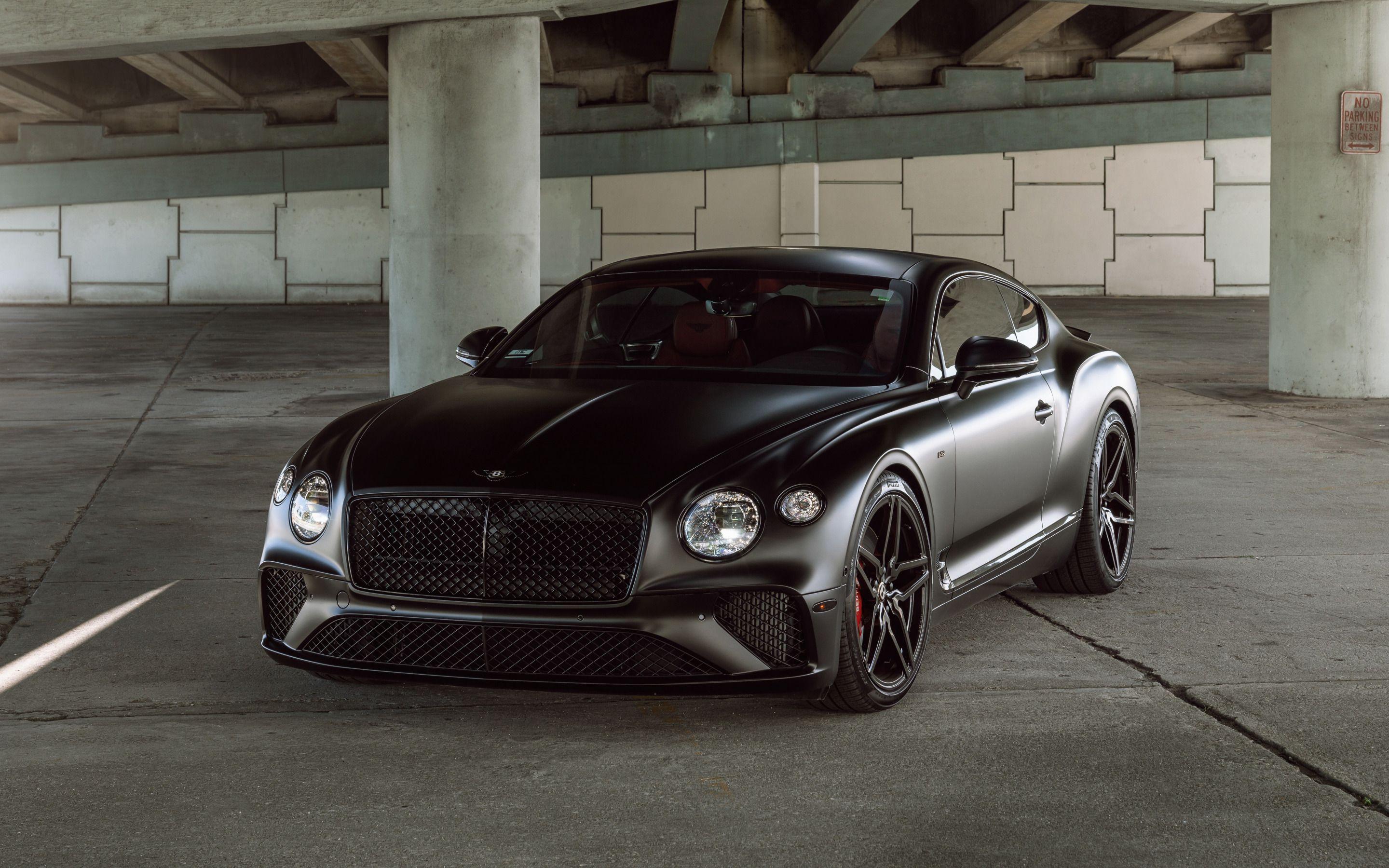 2880x1800 Tải xuống hình nền Bentley Continental GT, ngoại thất, mặt trước, coupe đen mờ, điều chỉnh Continental GT, Continental GT đen mờ, xe sang, xe Anh, Bentley cho máy tính để bàn với độ phân giải 2880x1800.  Hình ảnh HD chất lượng cao