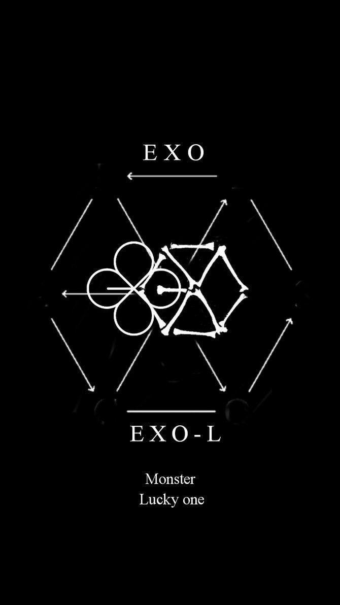 670x1192 EXO Logo Wallpaper
