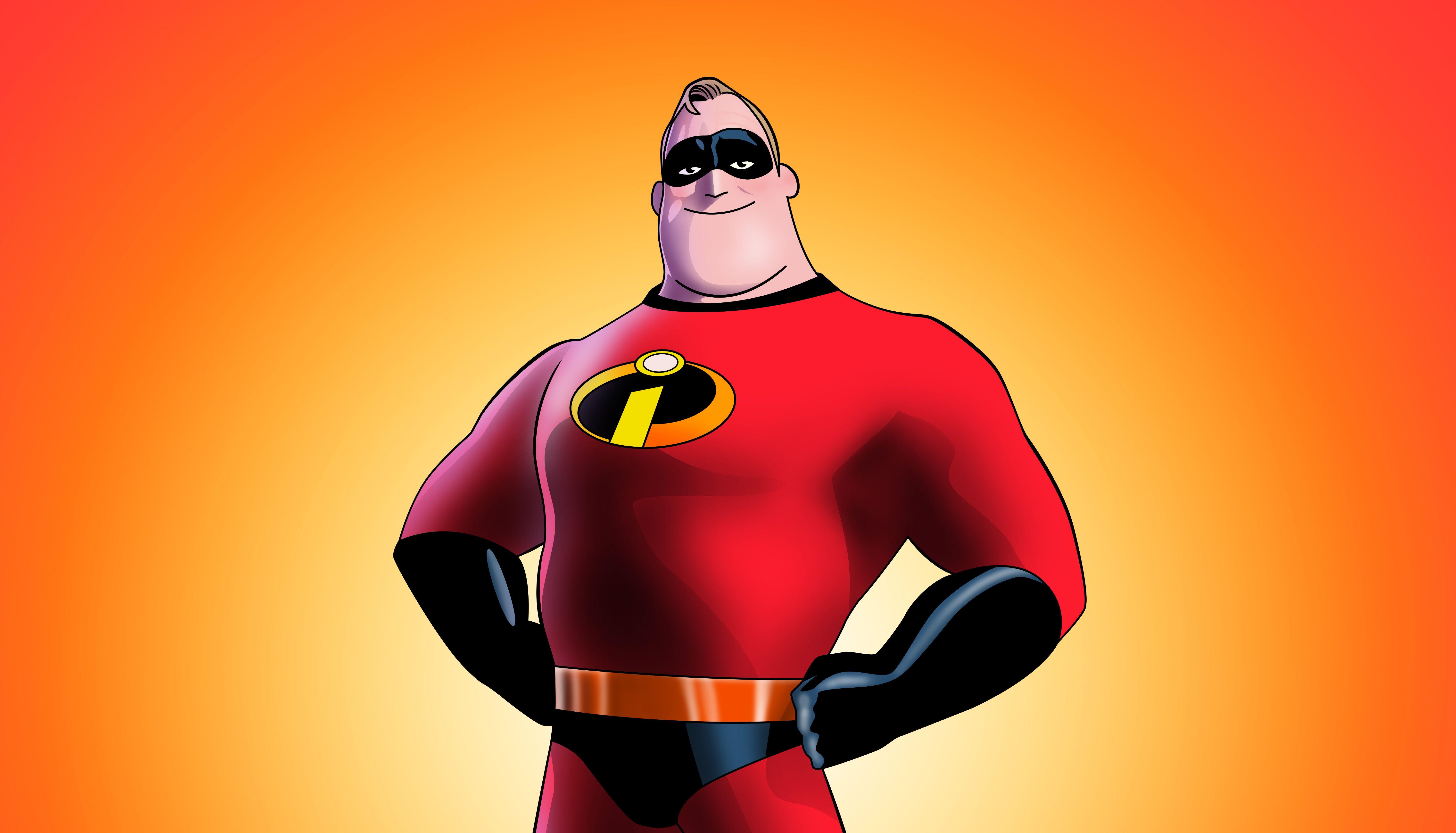 6000x3432 Mr Incredible In The Incredibles 2 2018 Artwork 5k 1080P Resolution HD 4k Wallpaper, Image, Background, Photo and Picture
