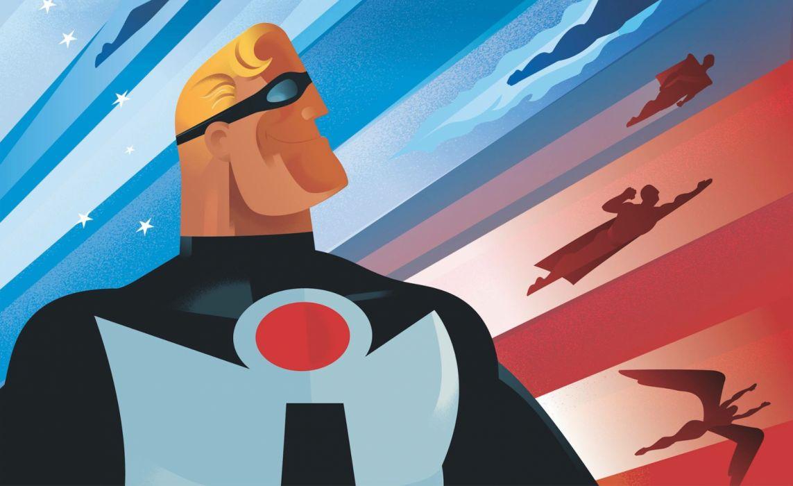 1143x700 Blue Mr Incredible Pixar Red Superhero The Incredibles wallpaperx1254
